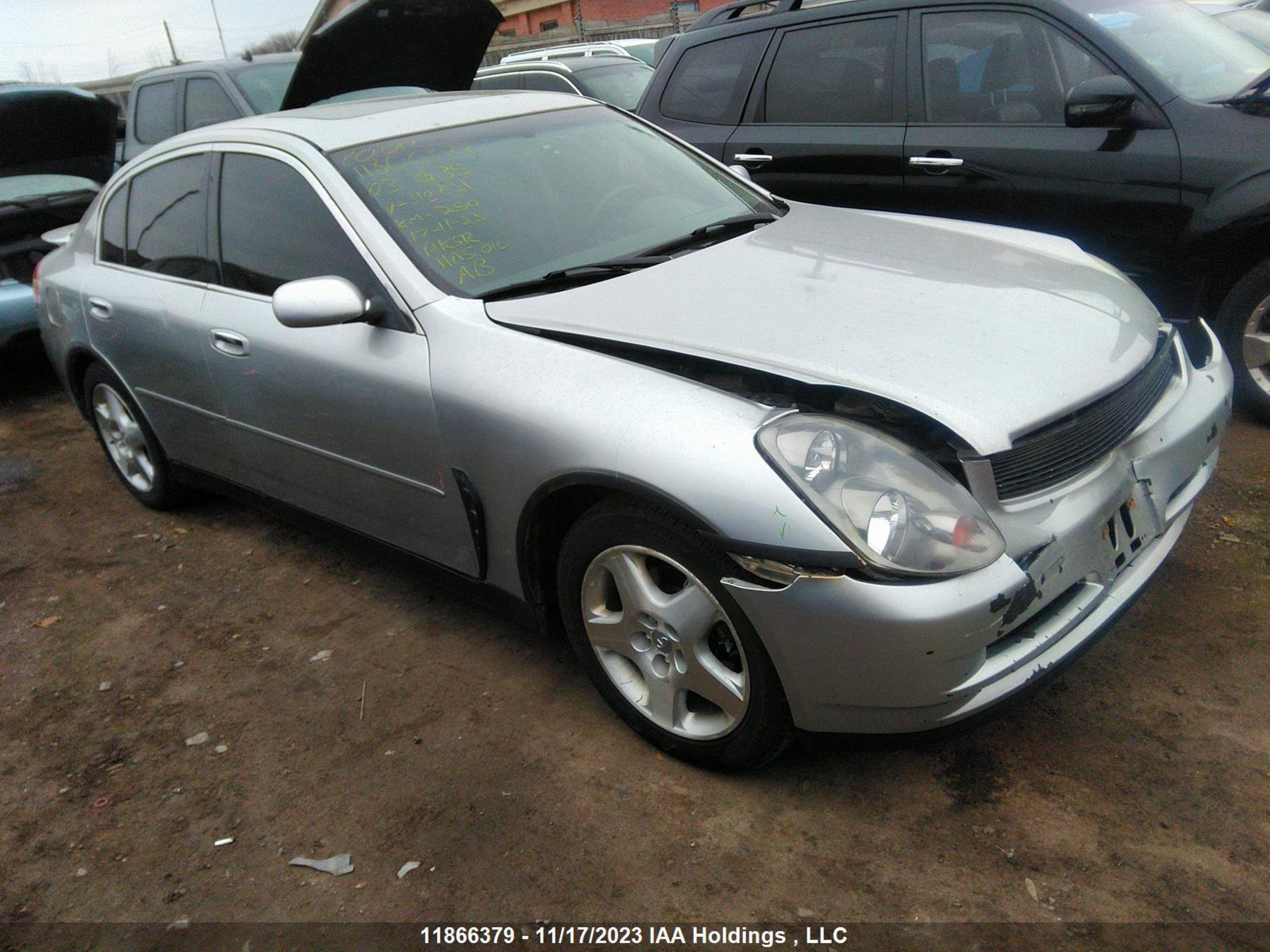 INFINITI G 2003 jnkcv51e83m310821