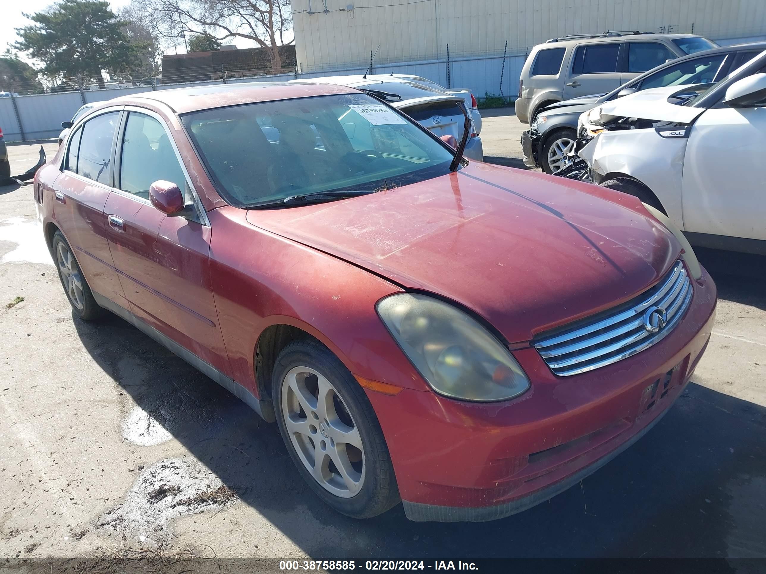 INFINITI G 2004 jnkcv51e84m106621