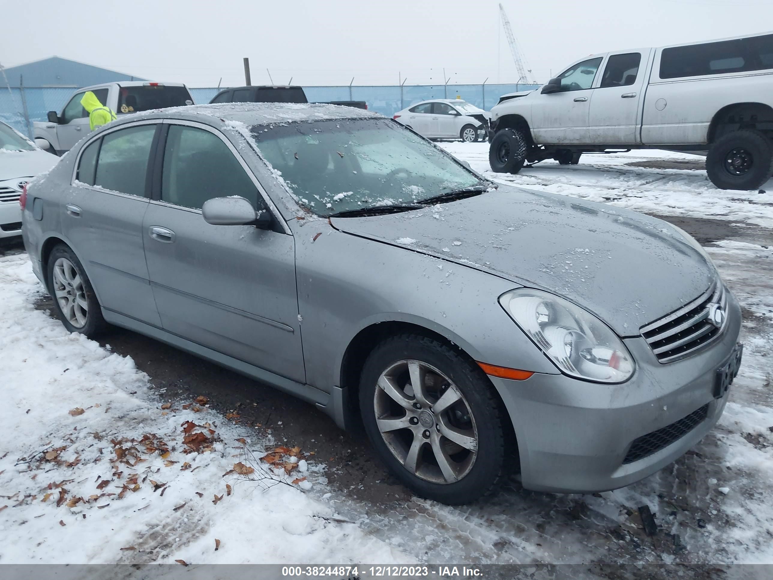 INFINITI G 2006 jnkcv51e86m520954