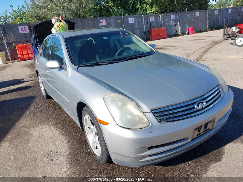 INFINITI G 2003 jnkcv51e93m016179