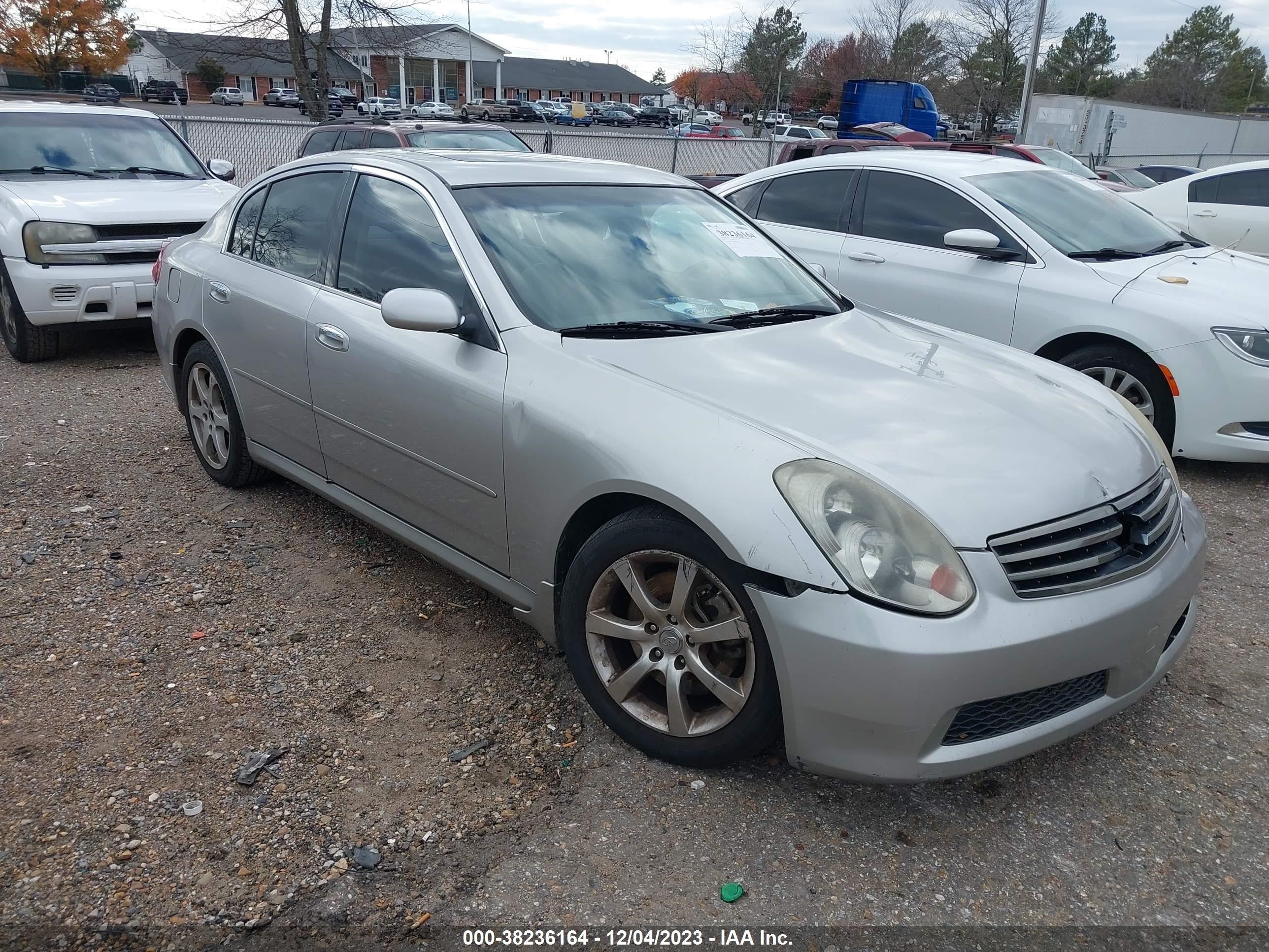 INFINITI G 2005 jnkcv51e95m208950