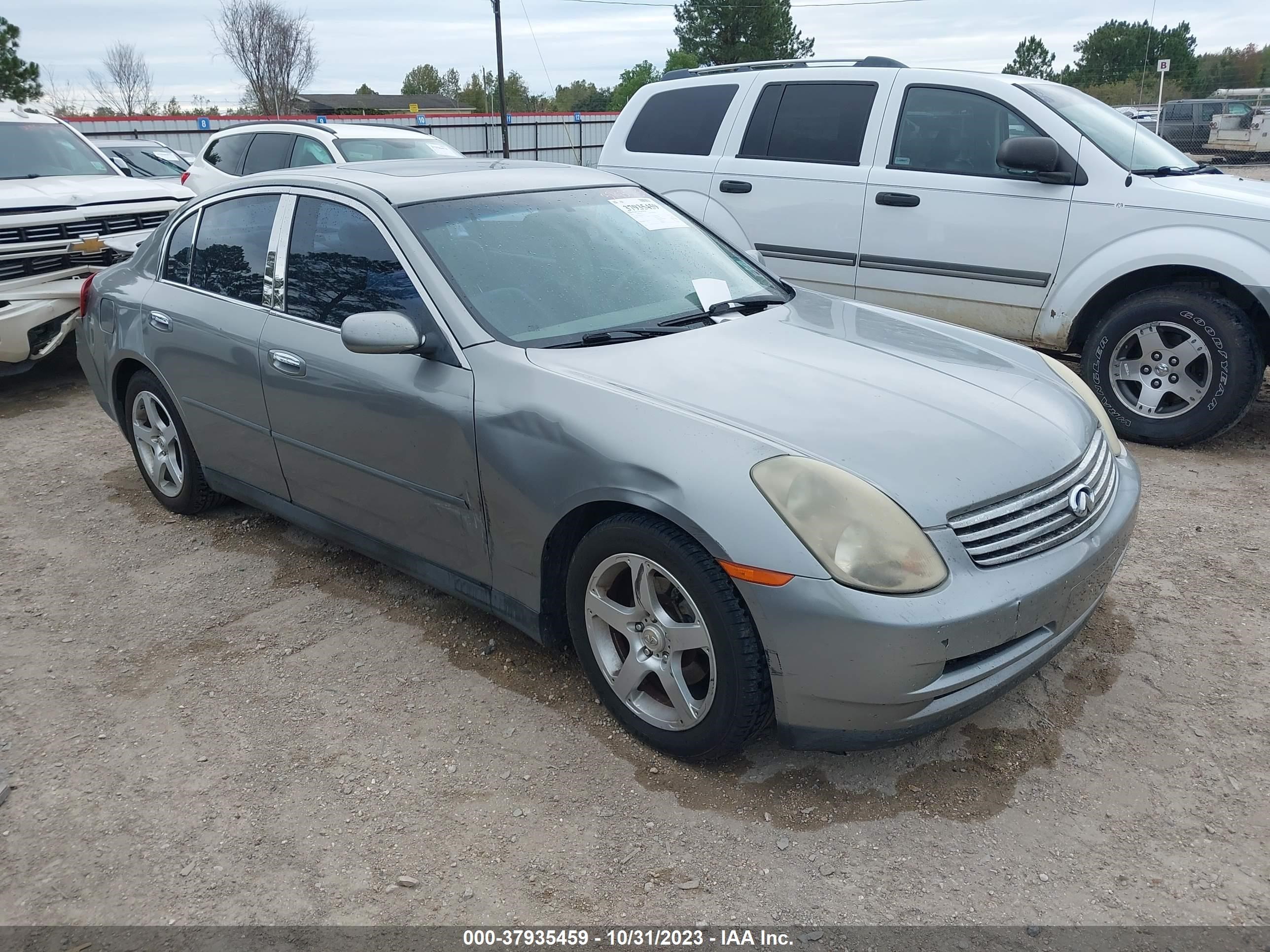 INFINITI G 2004 jnkcv51ex4m103851