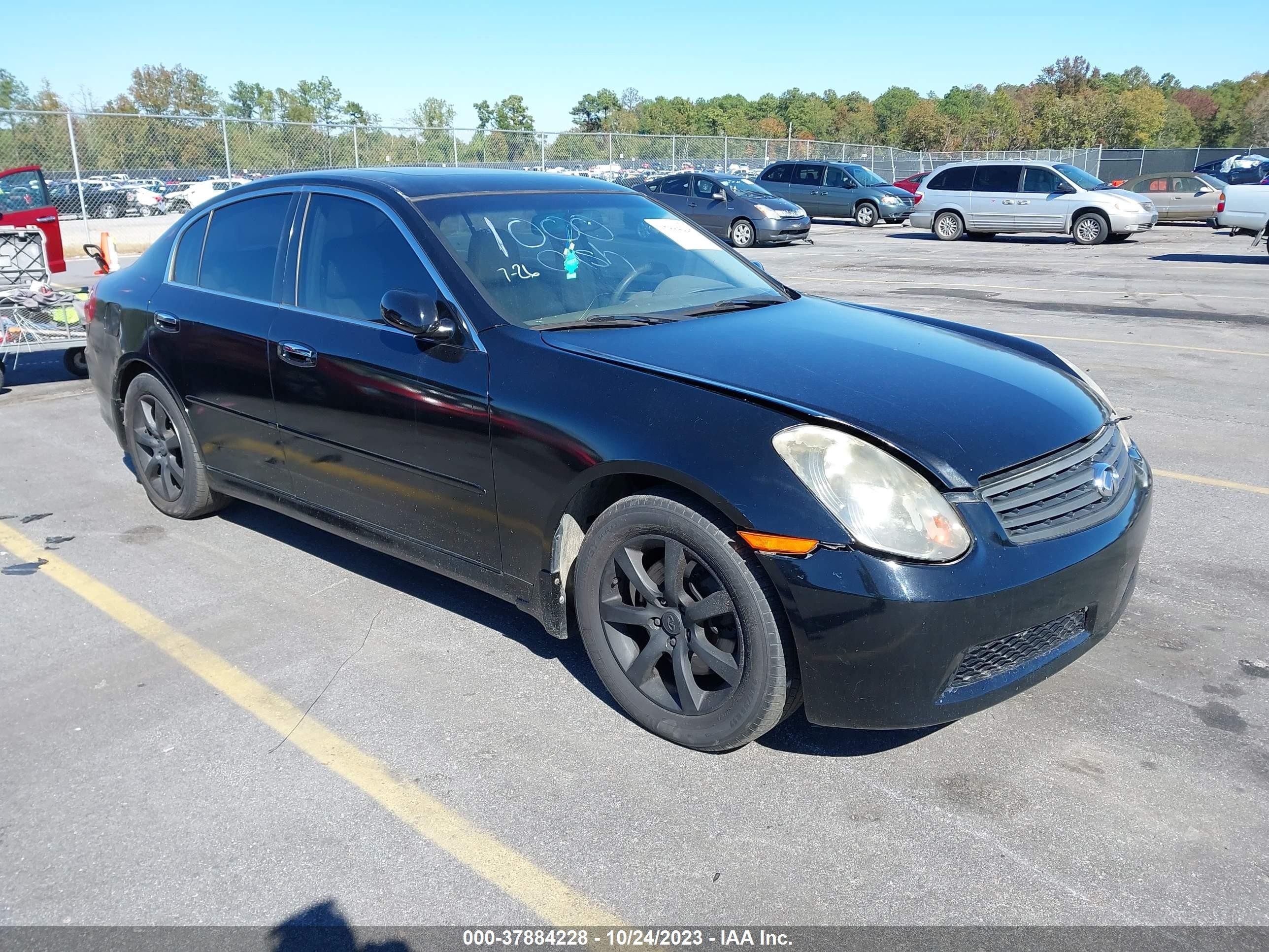 INFINITI G 2006 jnkcv51ex6m514203