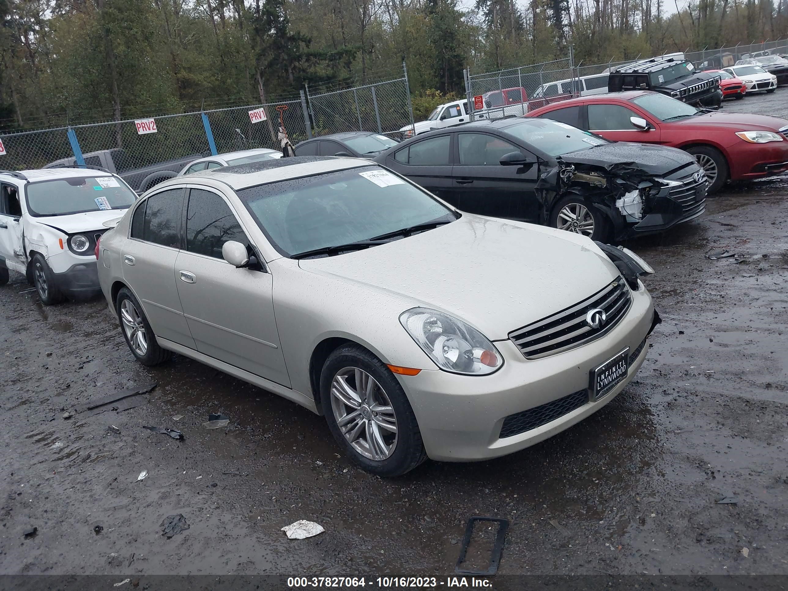 INFINITI G 2005 jnkcv51f05m303342