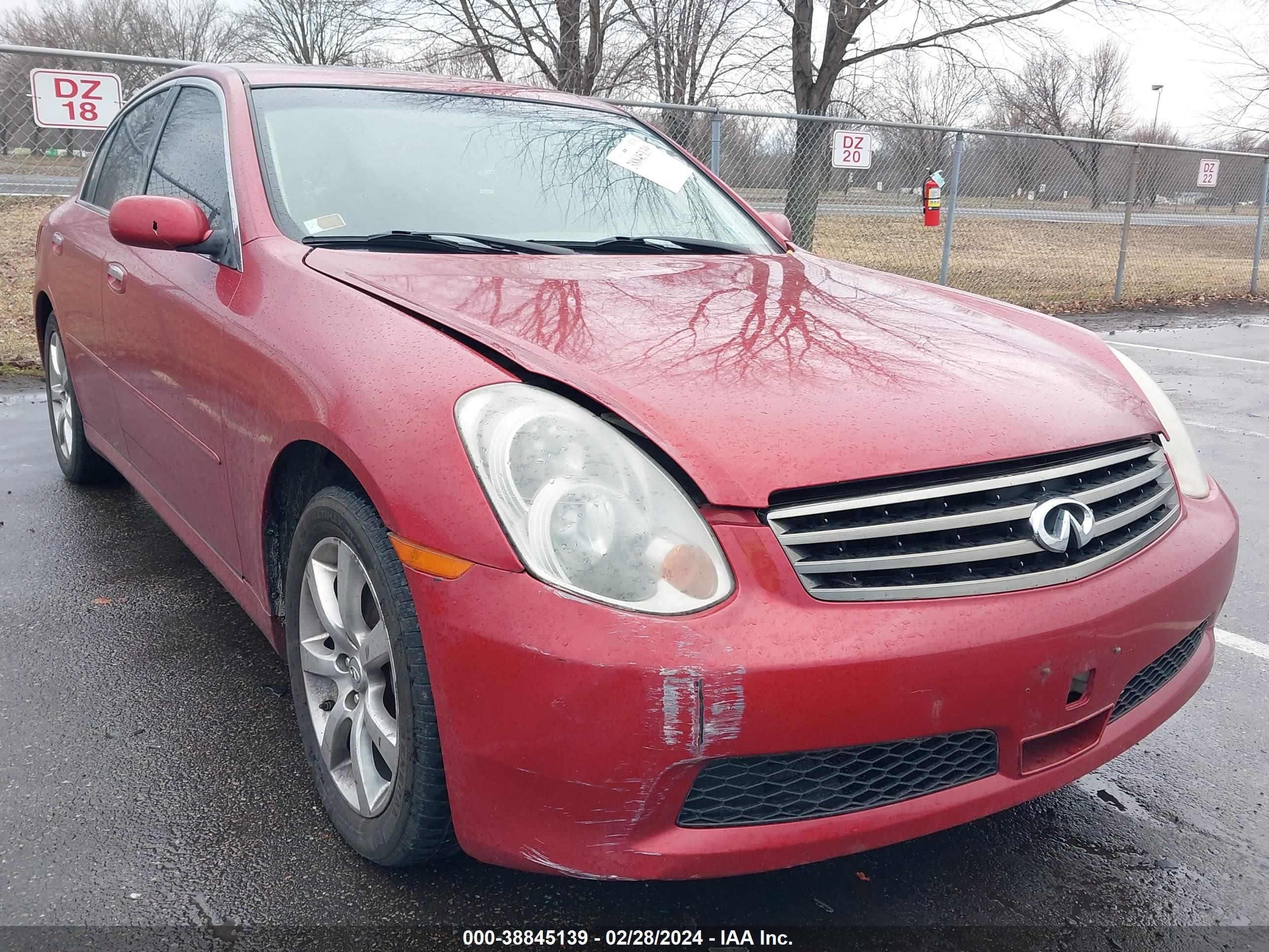 INFINITI NULL 2006 jnkcv51f36m607458