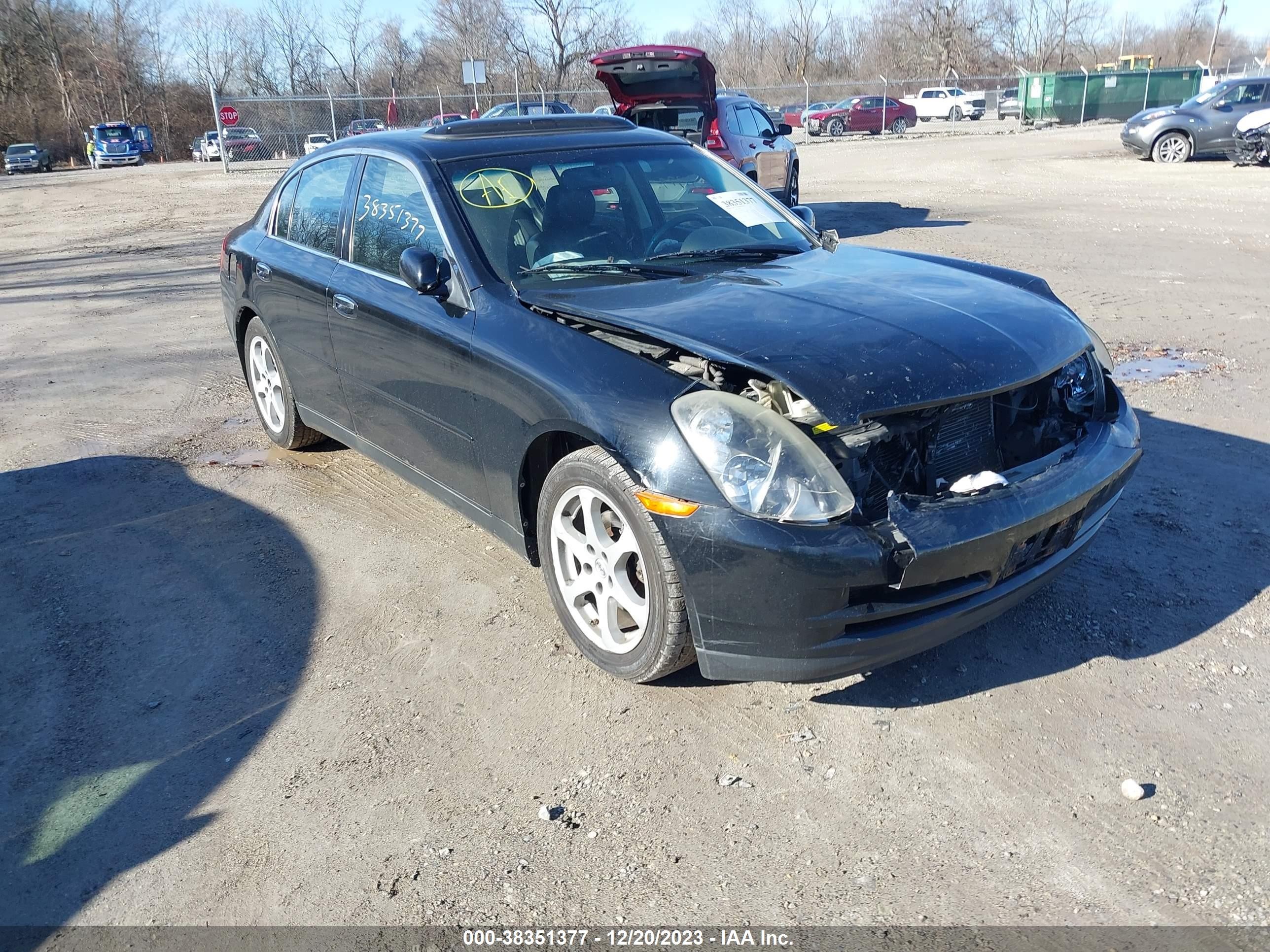 INFINITI G 2004 jnkcv51f44m718811