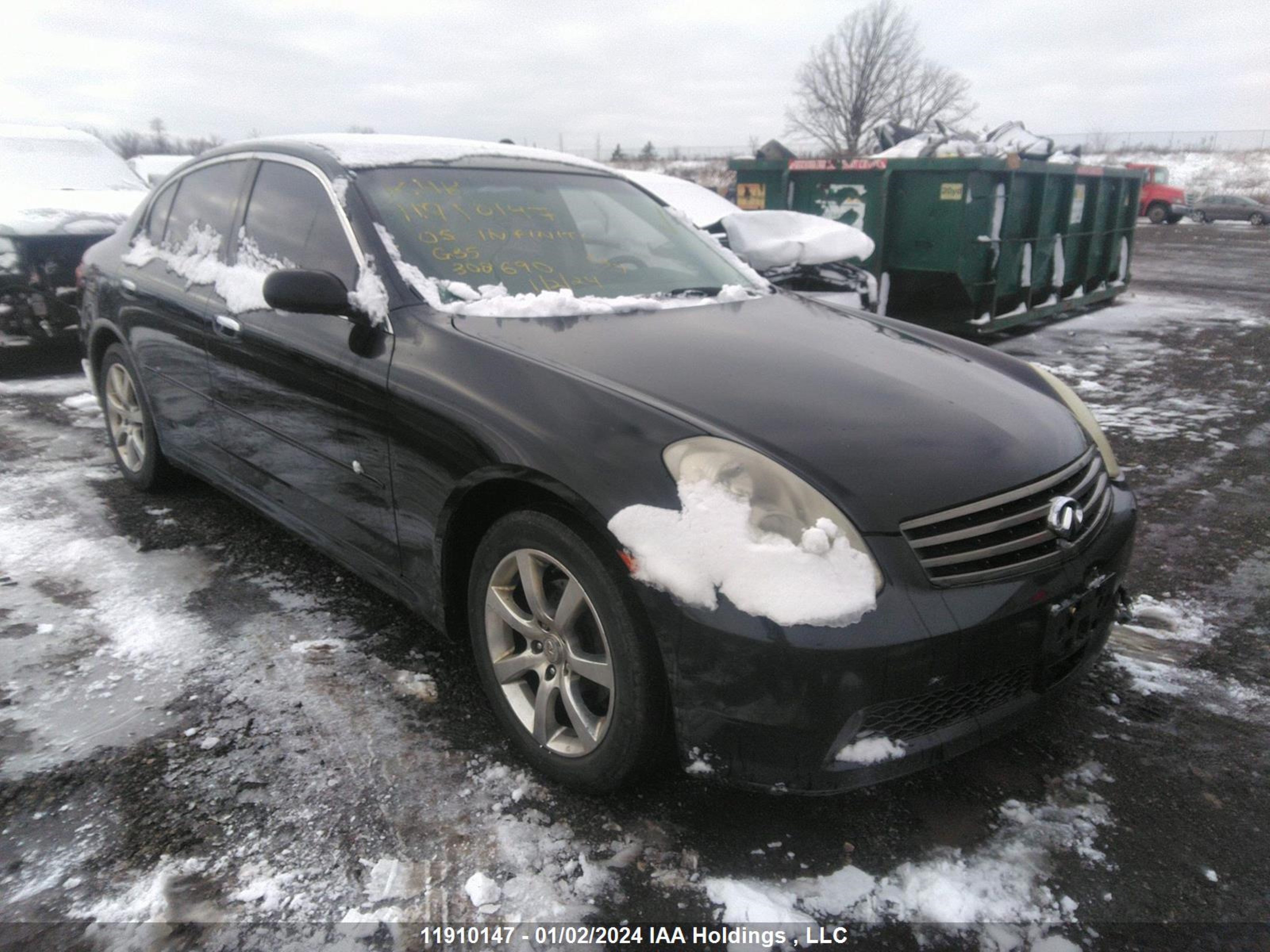 INFINITI G 2005 jnkcv51f45m308690