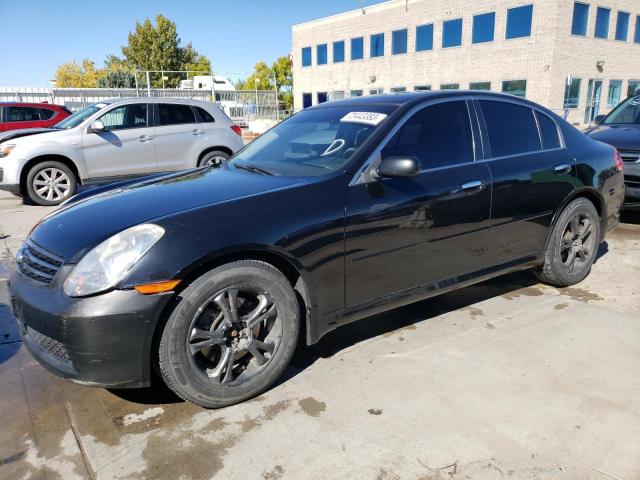 INFINITI G35 2006 jnkcv51f46m613317