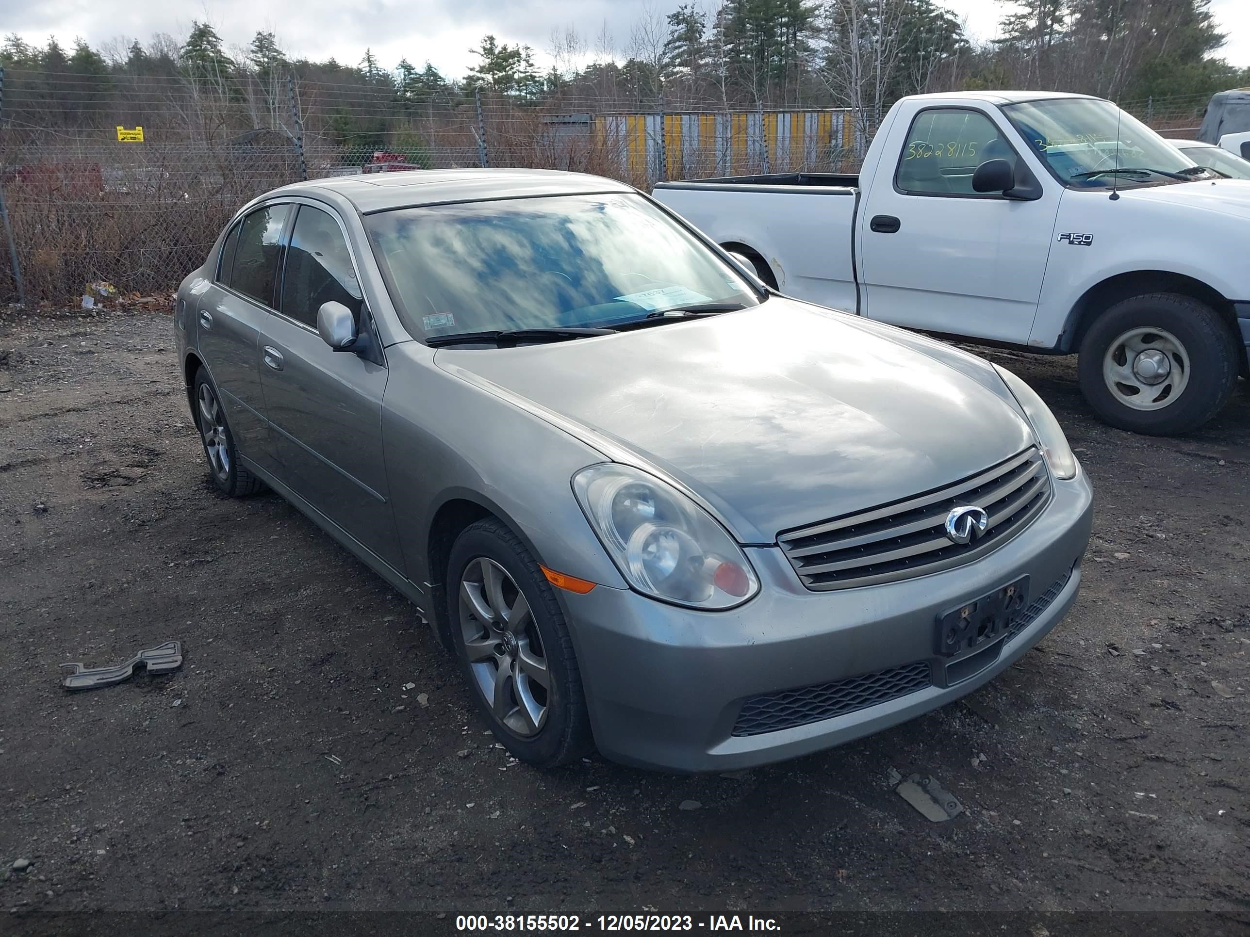 INFINITI G 2006 jnkcv51f76m601503