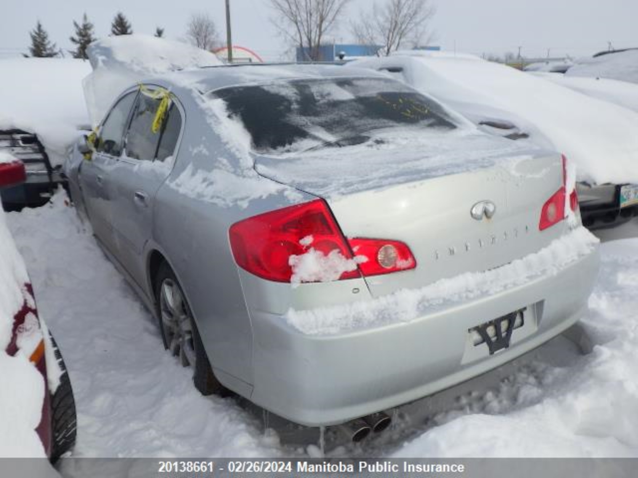 INFINITI G 2006 jnkcv51f76m616146