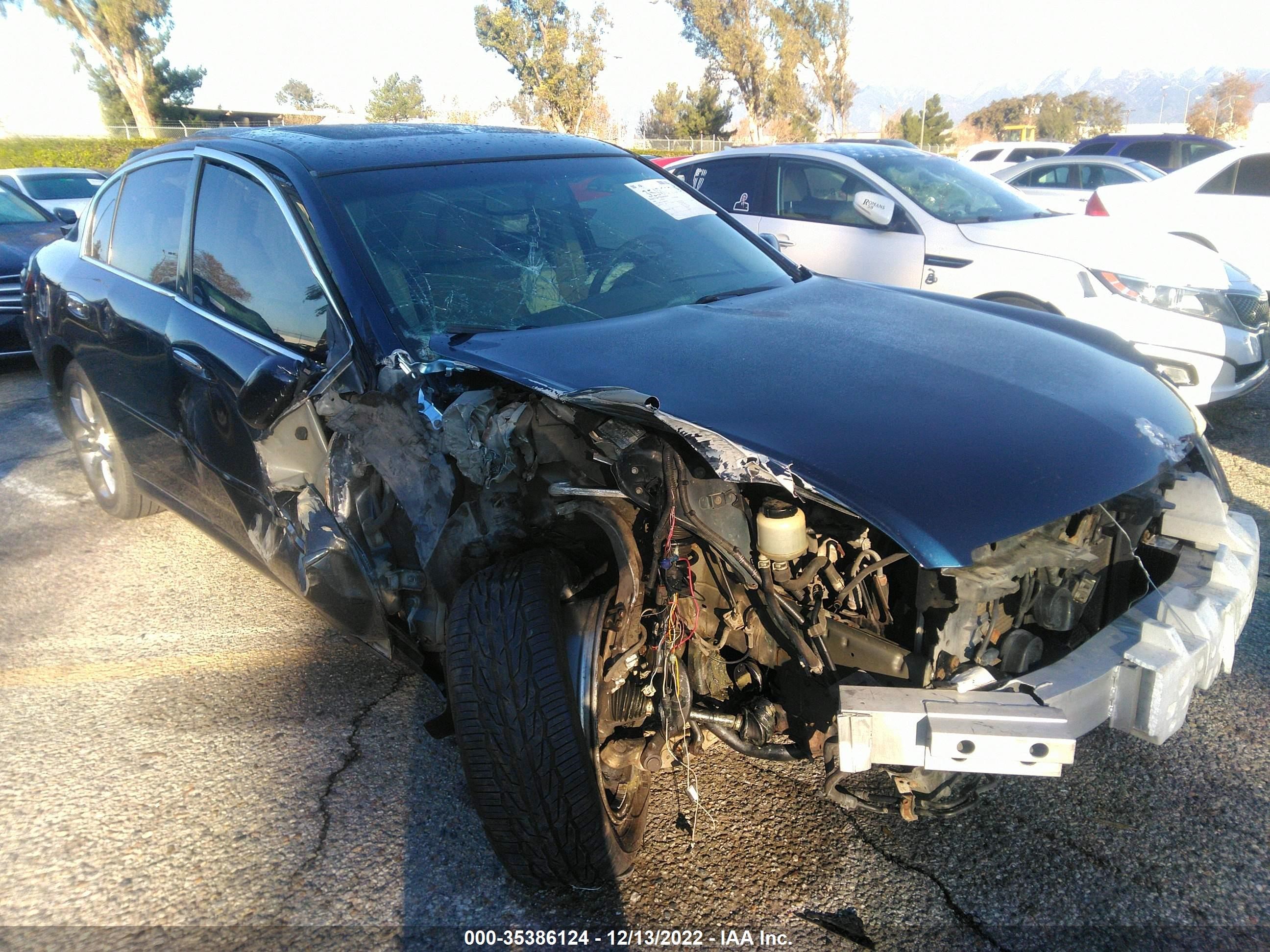 INFINITI G 2006 jnkcv51f86m603423