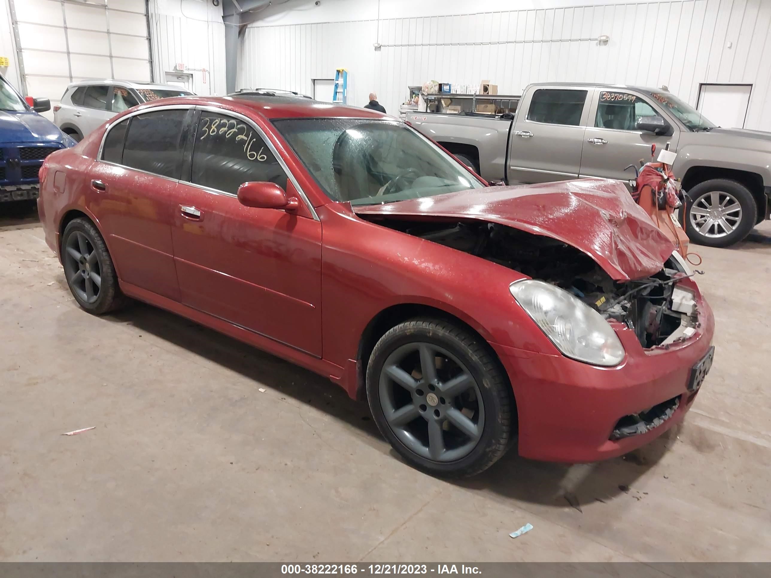 INFINITI G 2006 jnkcv51f86m615734