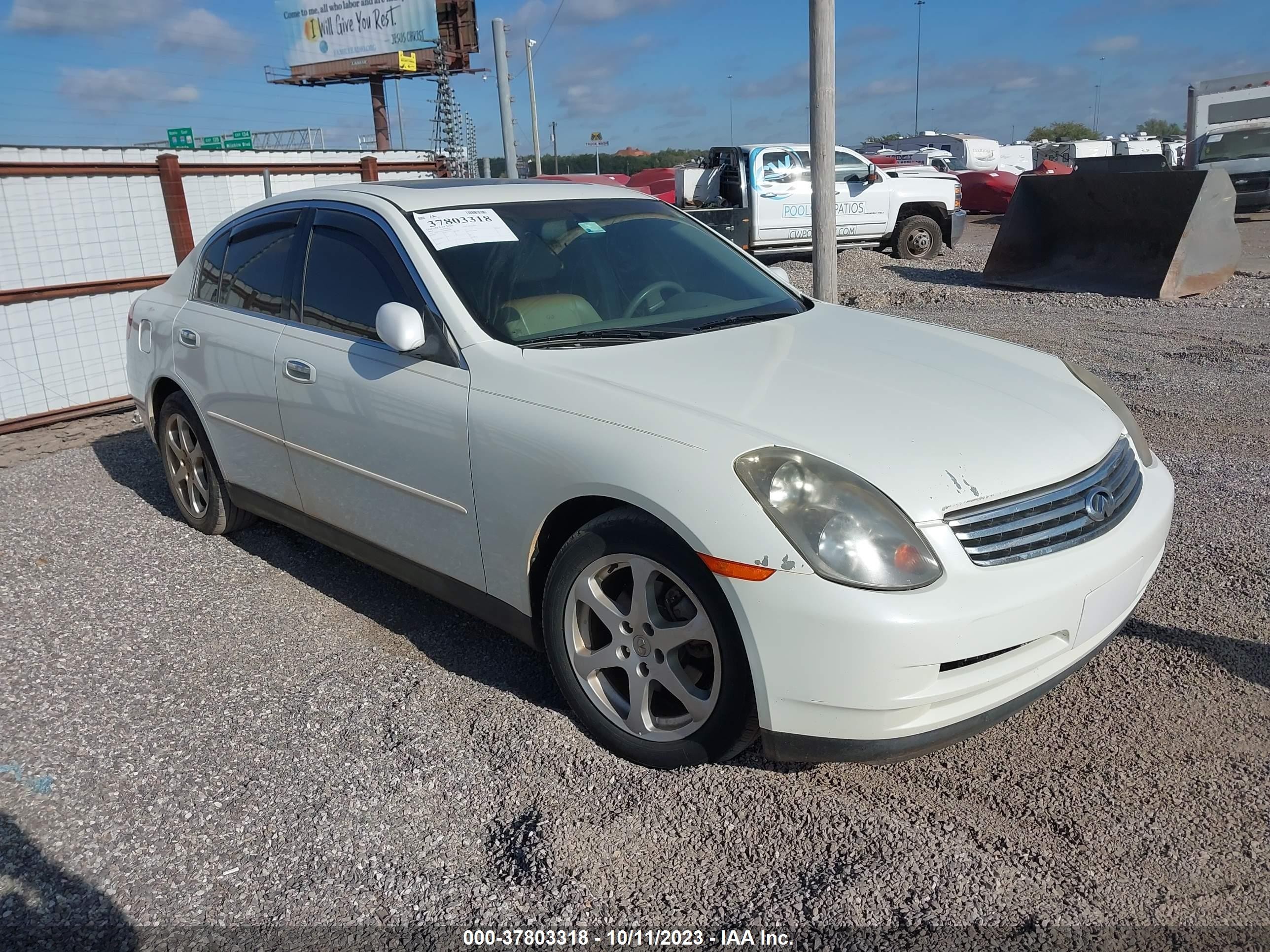 INFINITI G 2004 jnkcv51f94m707805