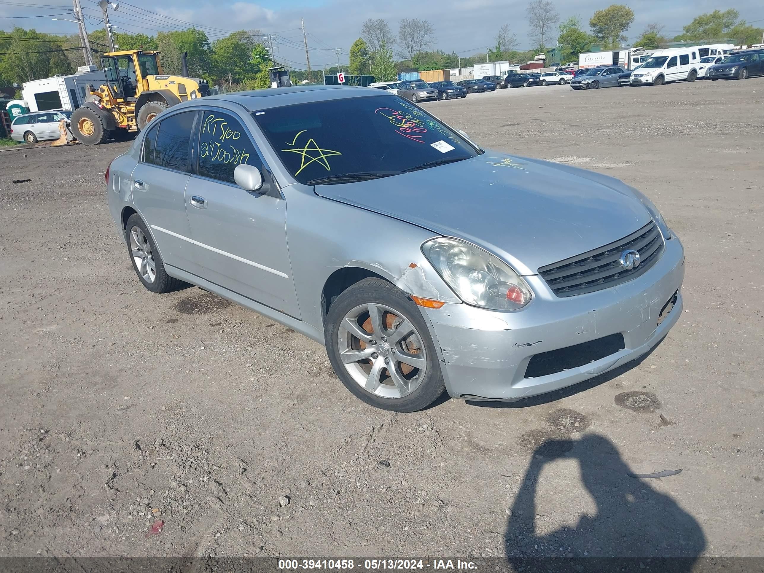 INFINITI G 2006 jnkcv51f96m608789