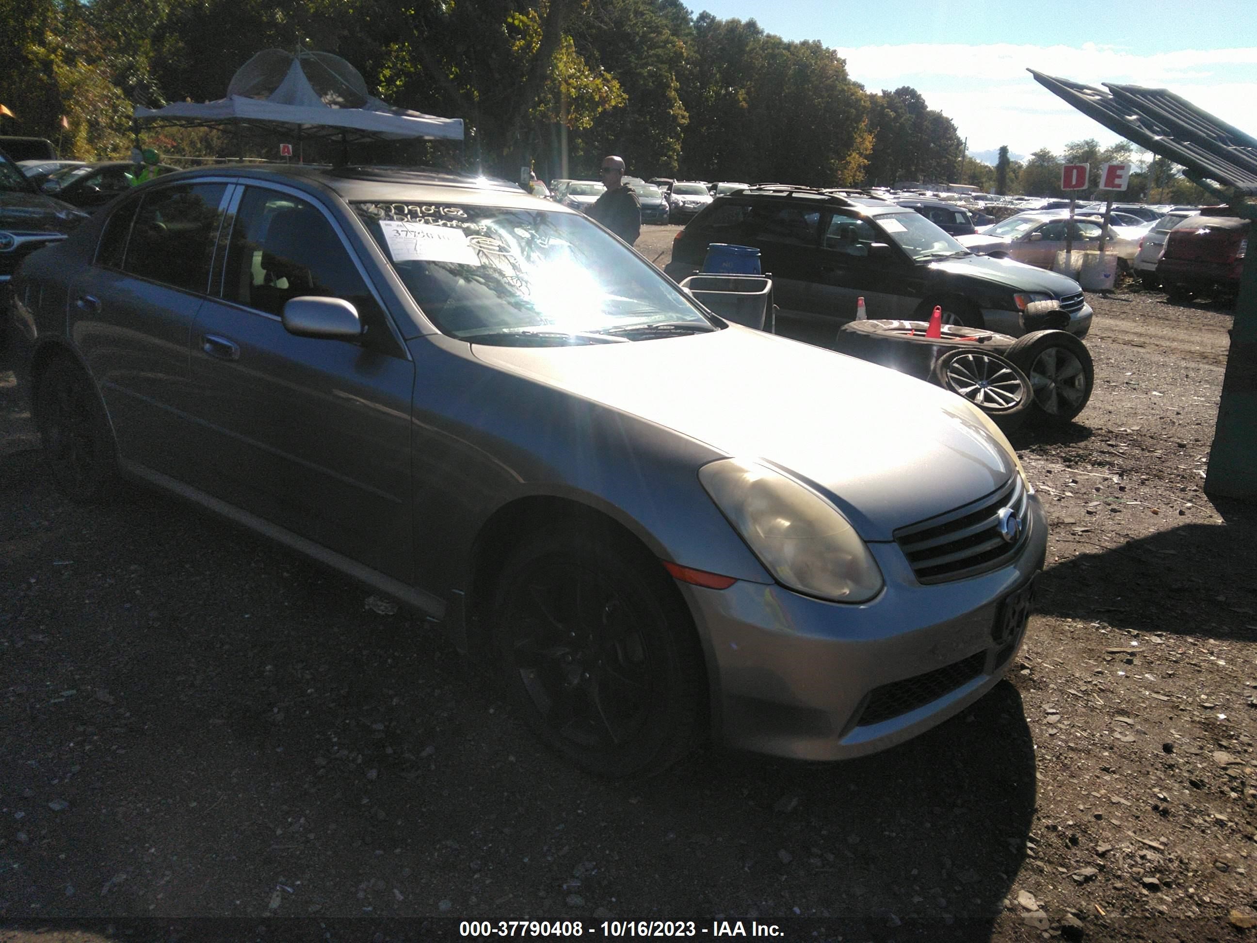 INFINITI G 2006 jnkcv51f96m609750