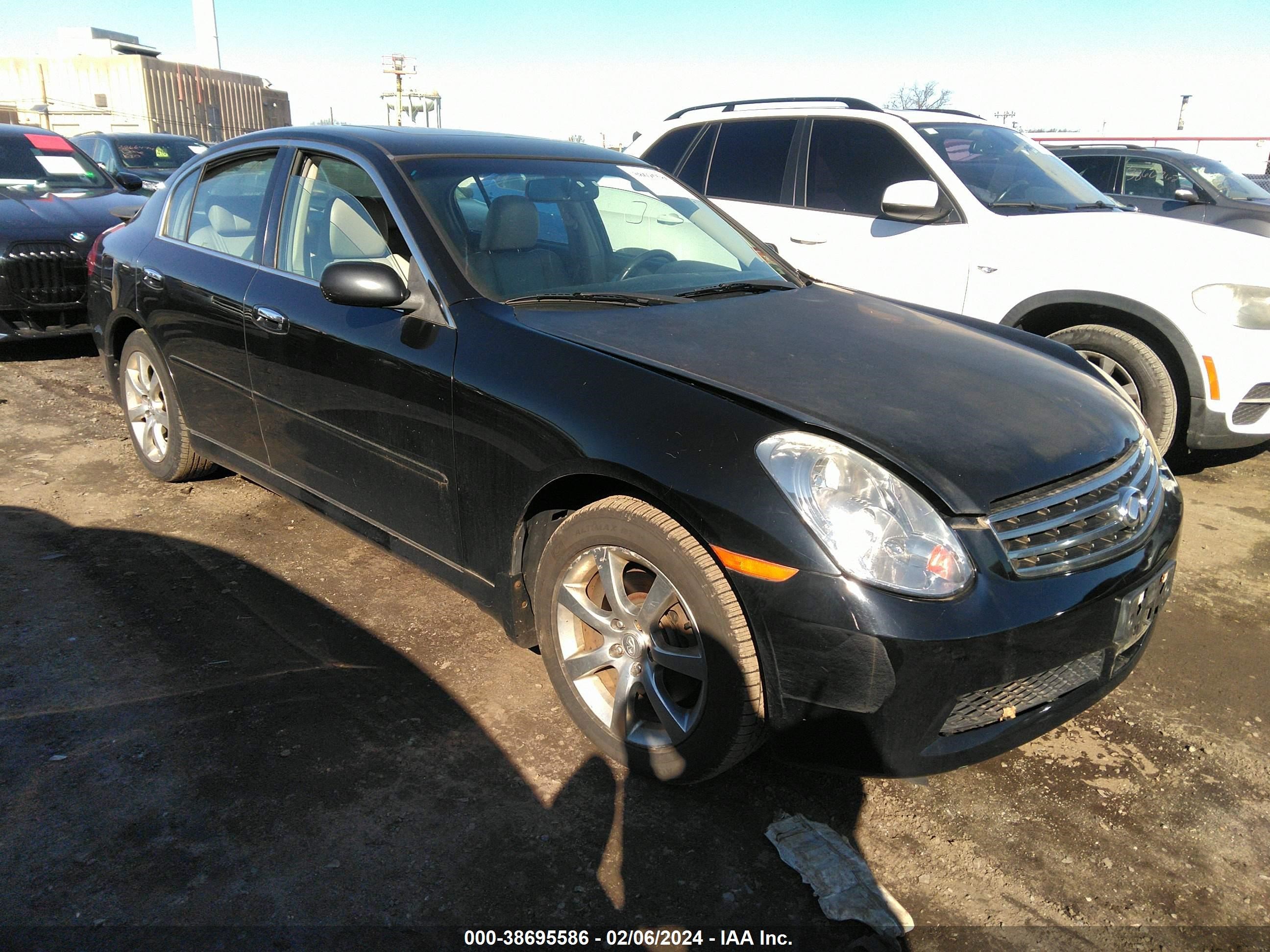 INFINITI G 2006 jnkcv51f96m614172