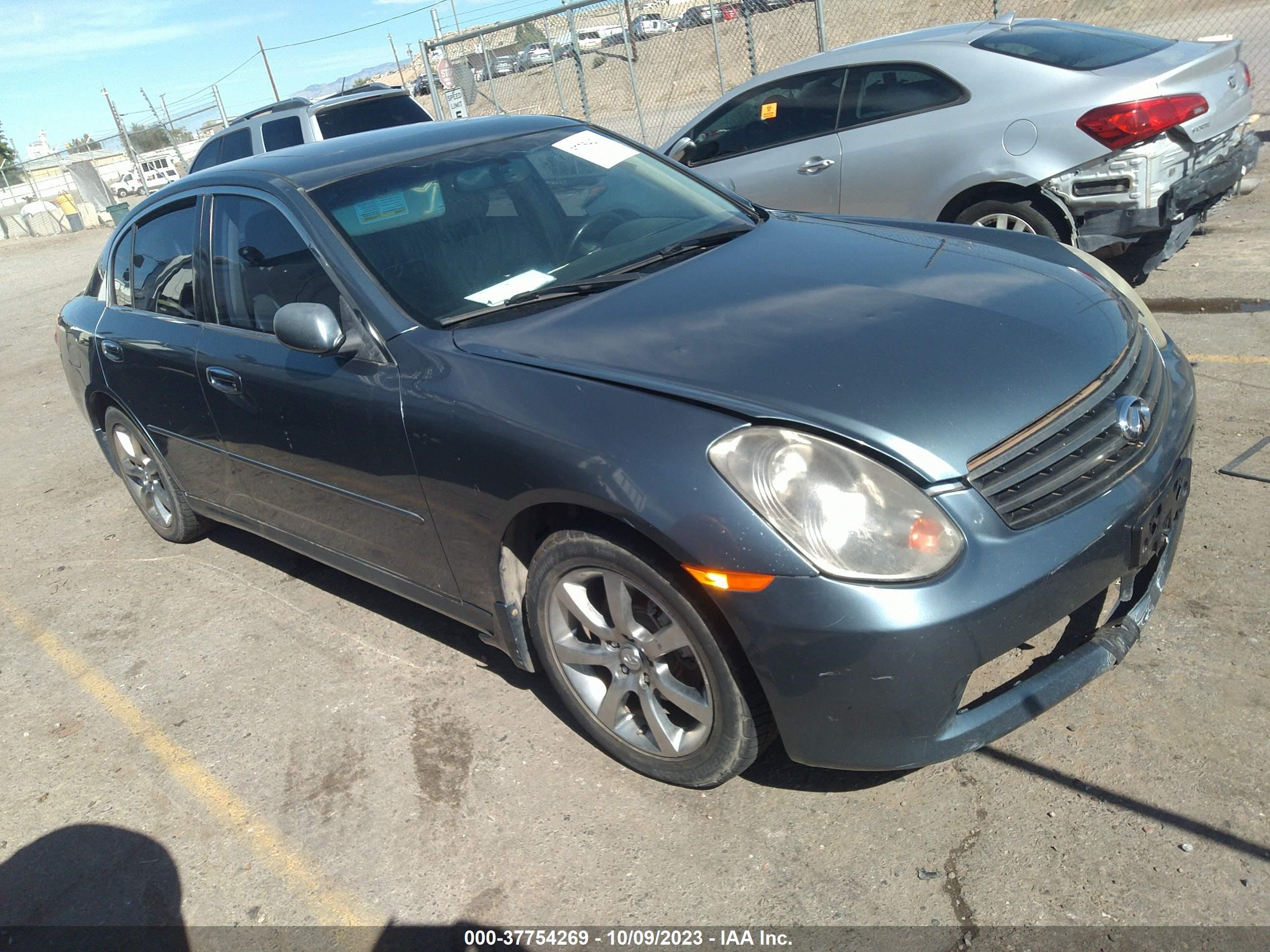 INFINITI G 2005 jnkcv51fx5m313294