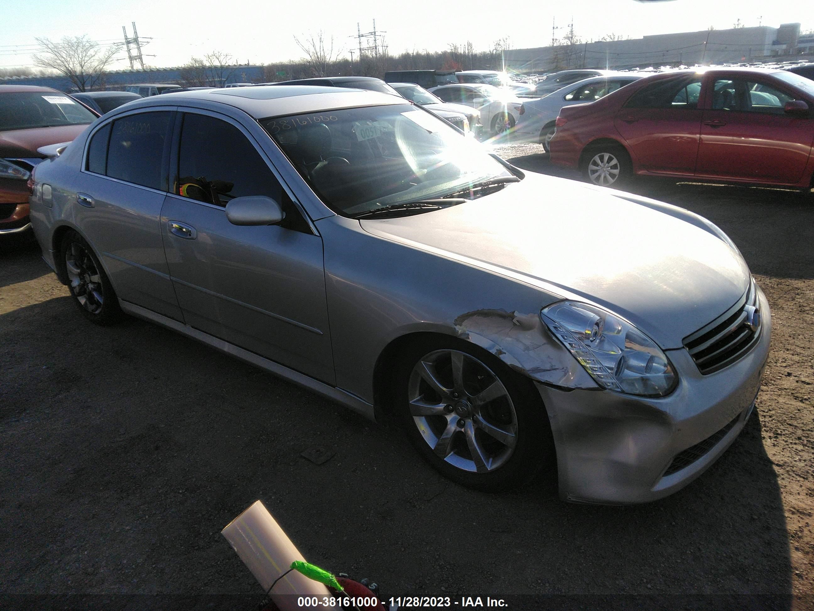 INFINITI G 2006 jnkcv51fx6m601060