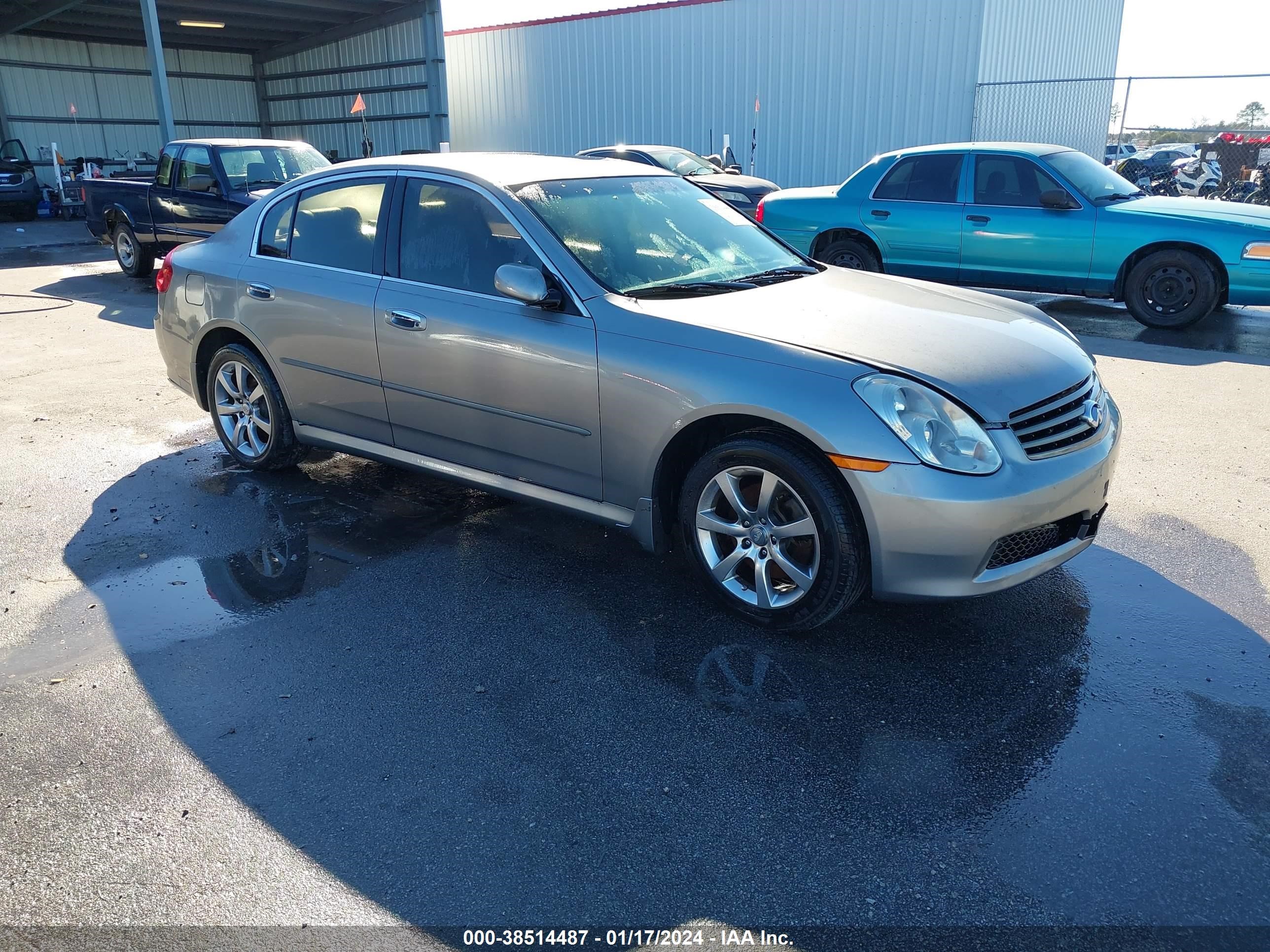 INFINITI G 2006 jnkcv51fx6m613614