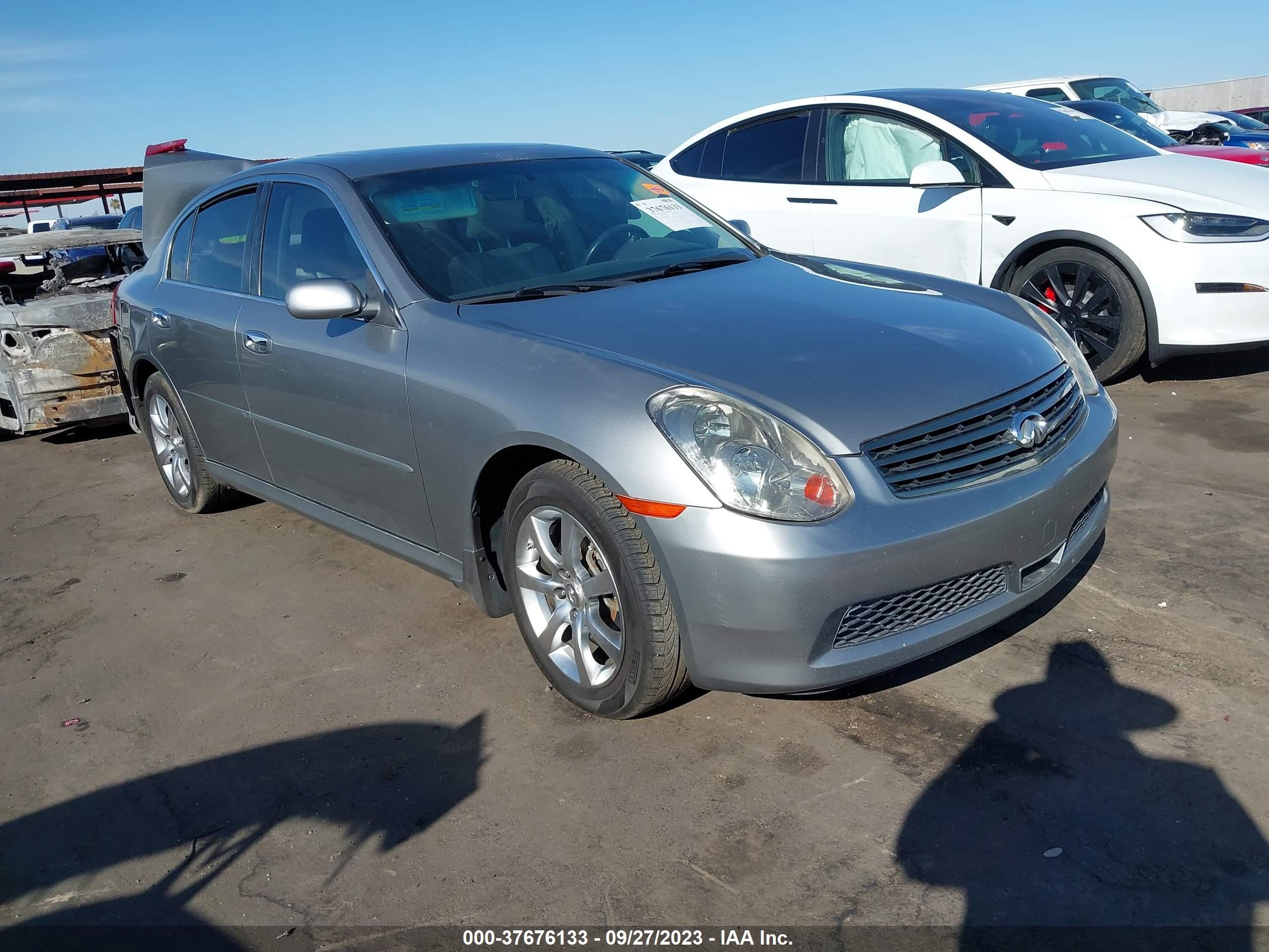 INFINITI G 2006 jnkcv51fx6m614116