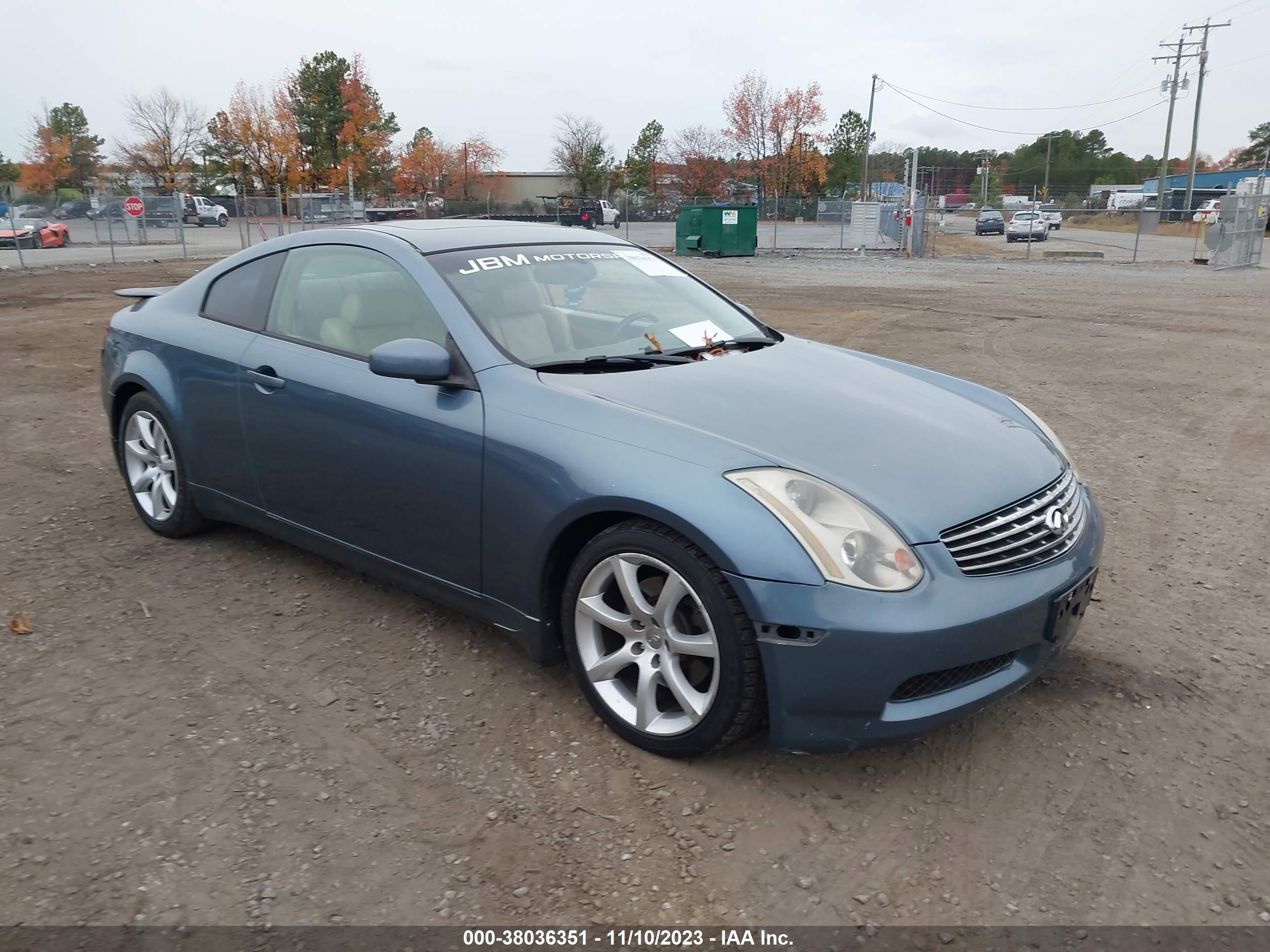 INFINITI G 2005 jnkcv54e05m424536