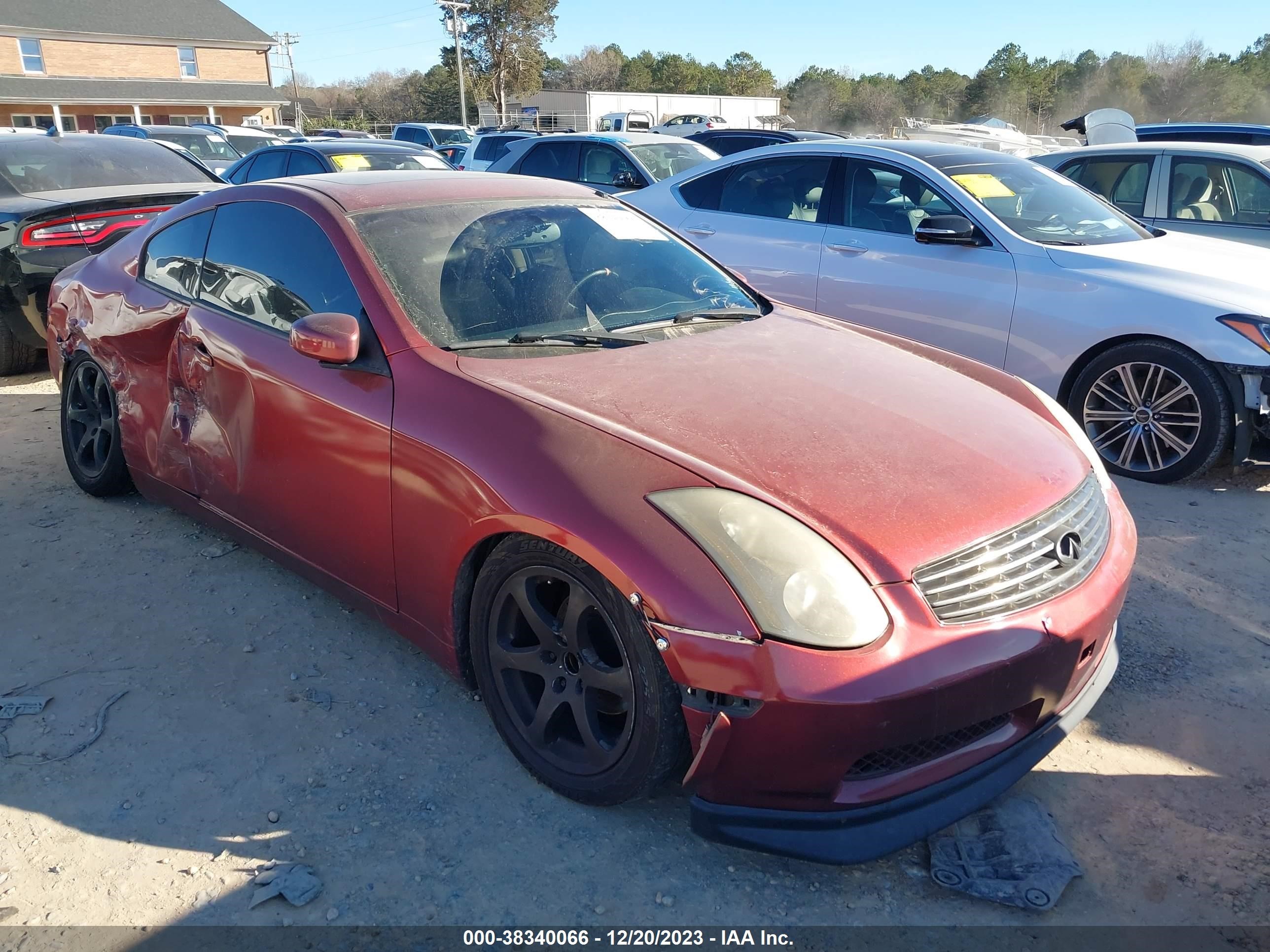 INFINITI G 2004 jnkcv54e14m307501