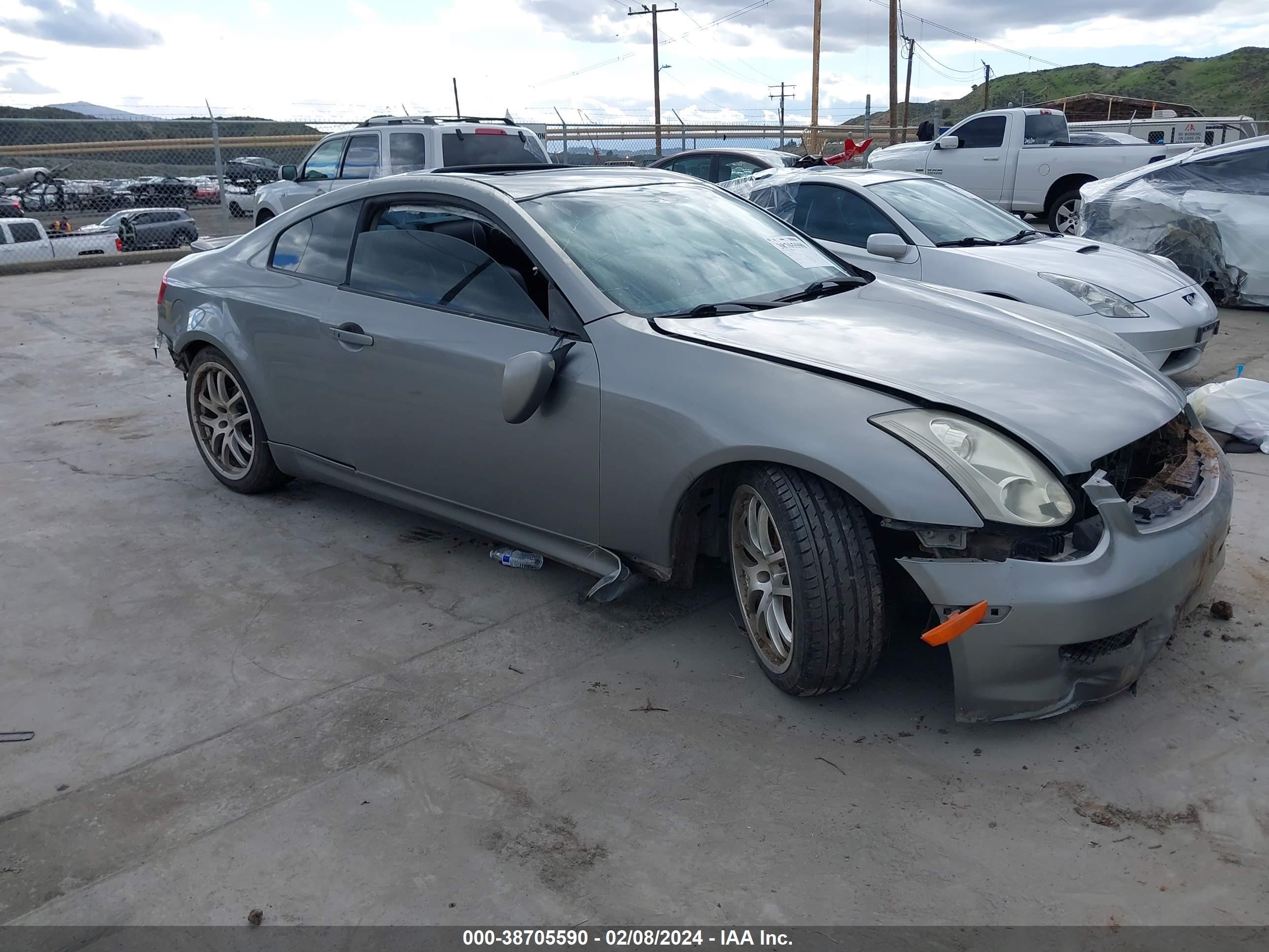 INFINITI G 2007 jnkcv54e17m903471