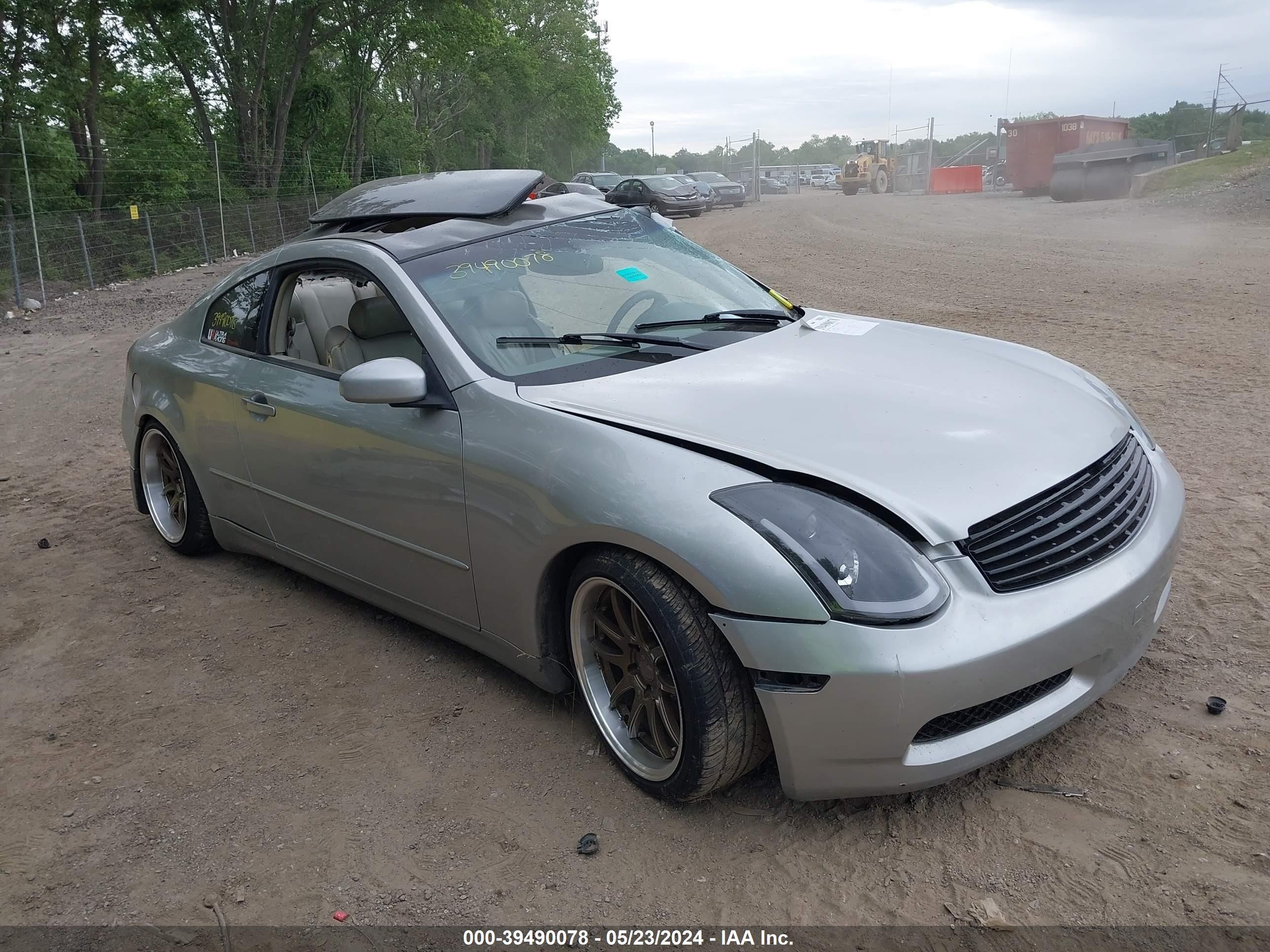 INFINITI G 2003 jnkcv54e23m210774