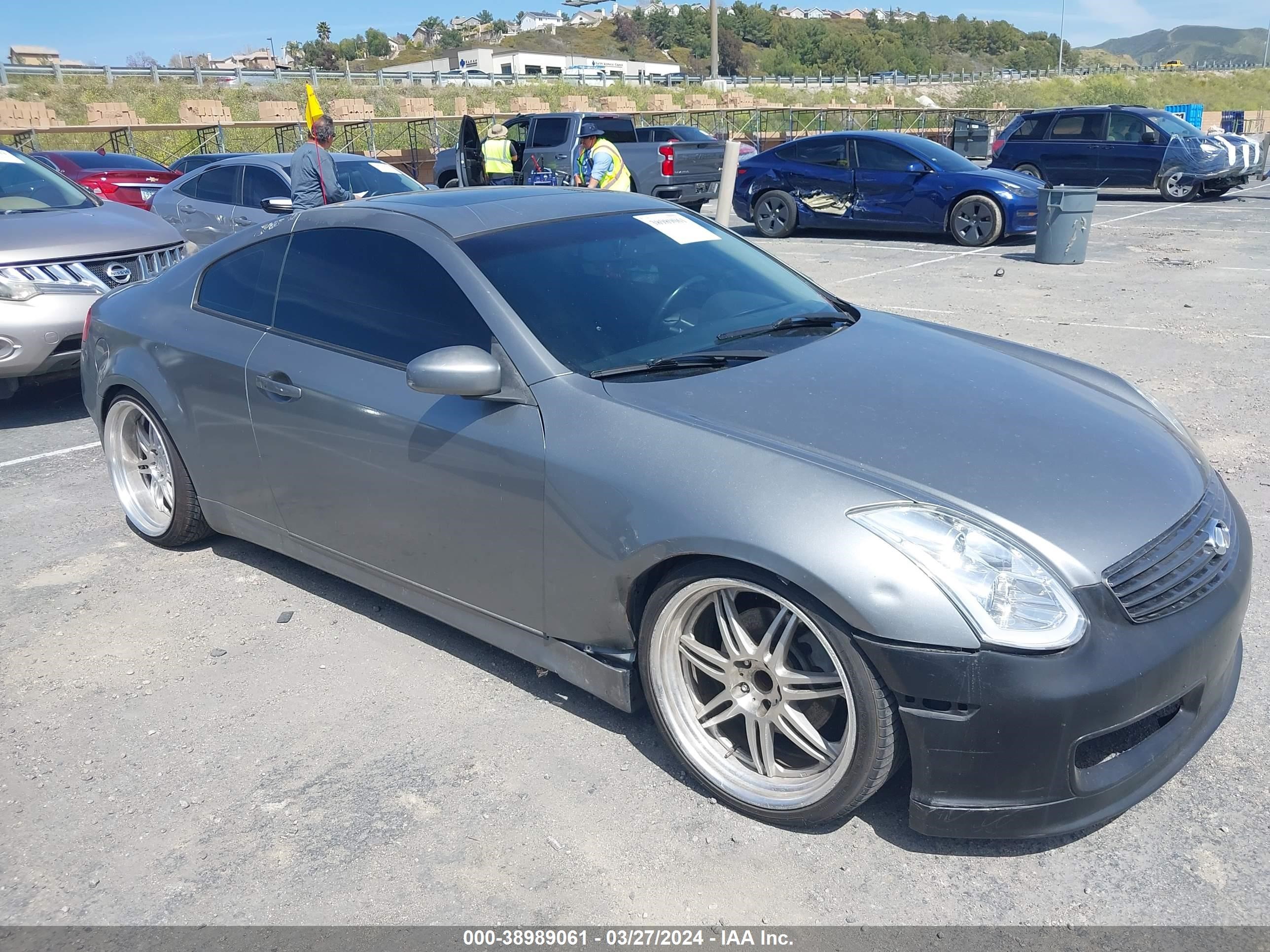 INFINITI G 2006 jnkcv54e36m716702