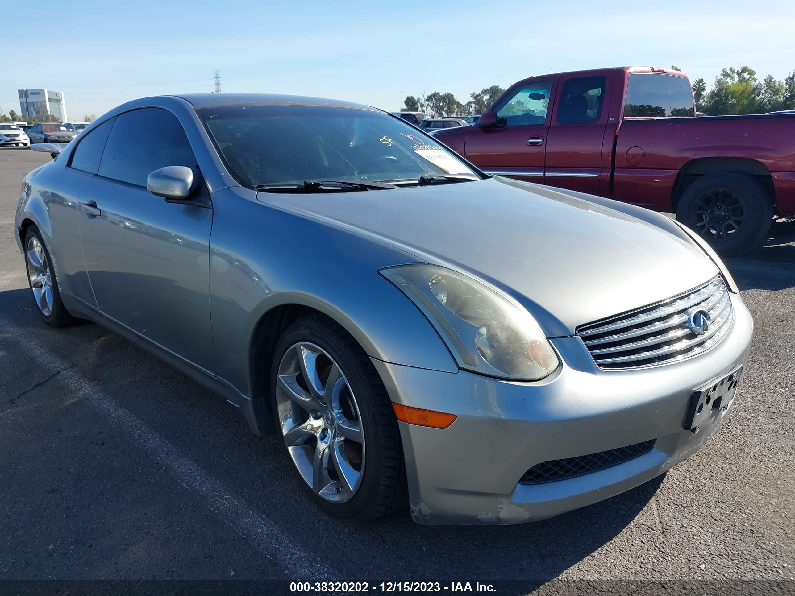 INFINITI G 2005 jnkcv54e55m419350