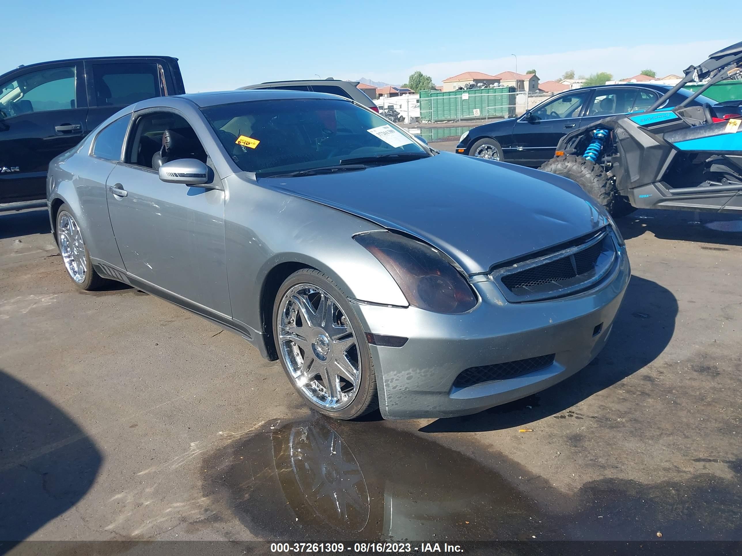 INFINITI G 2007 jnkcv54e67m903918