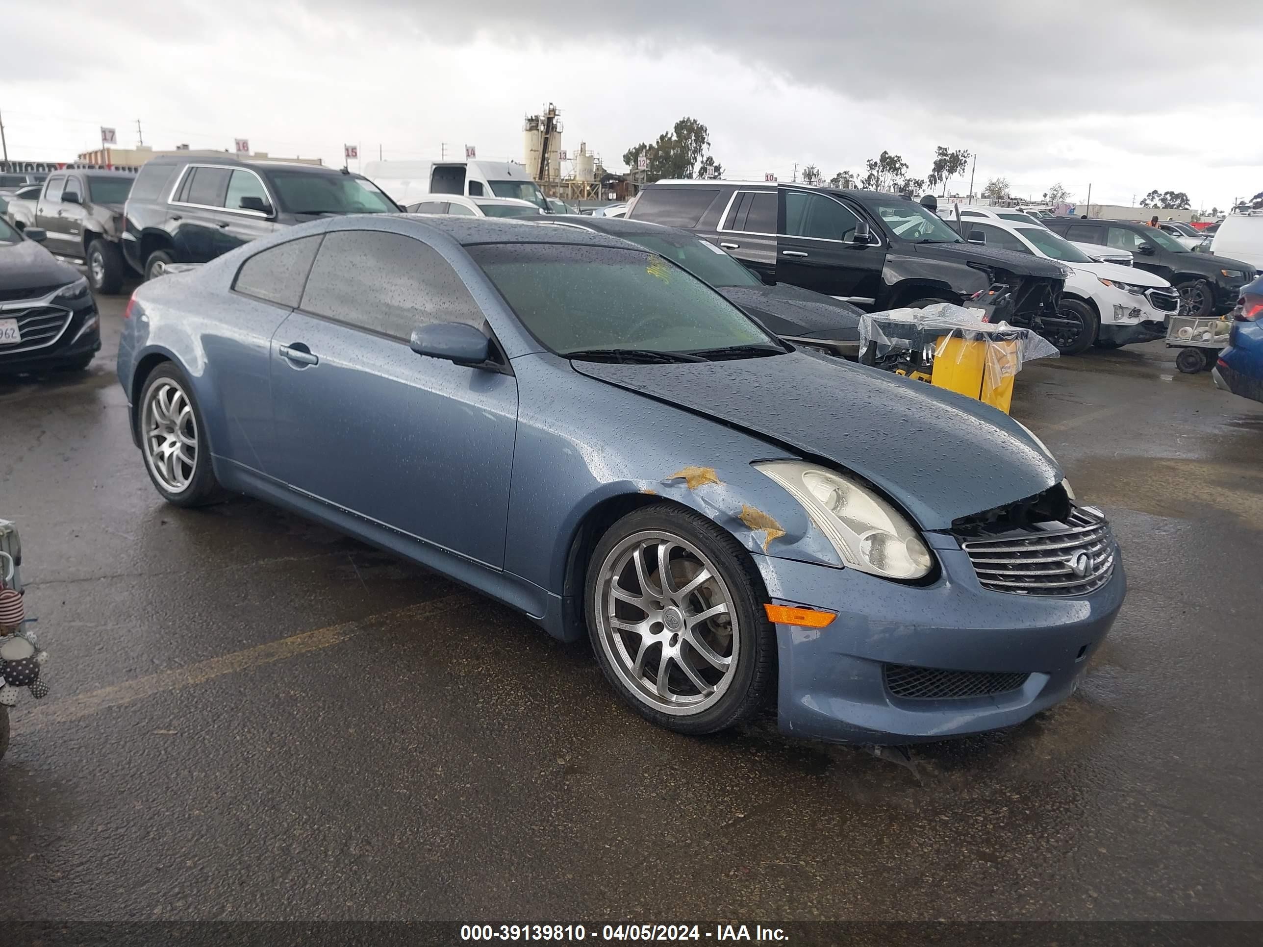 INFINITI G 2007 jnkcv54e67m909315