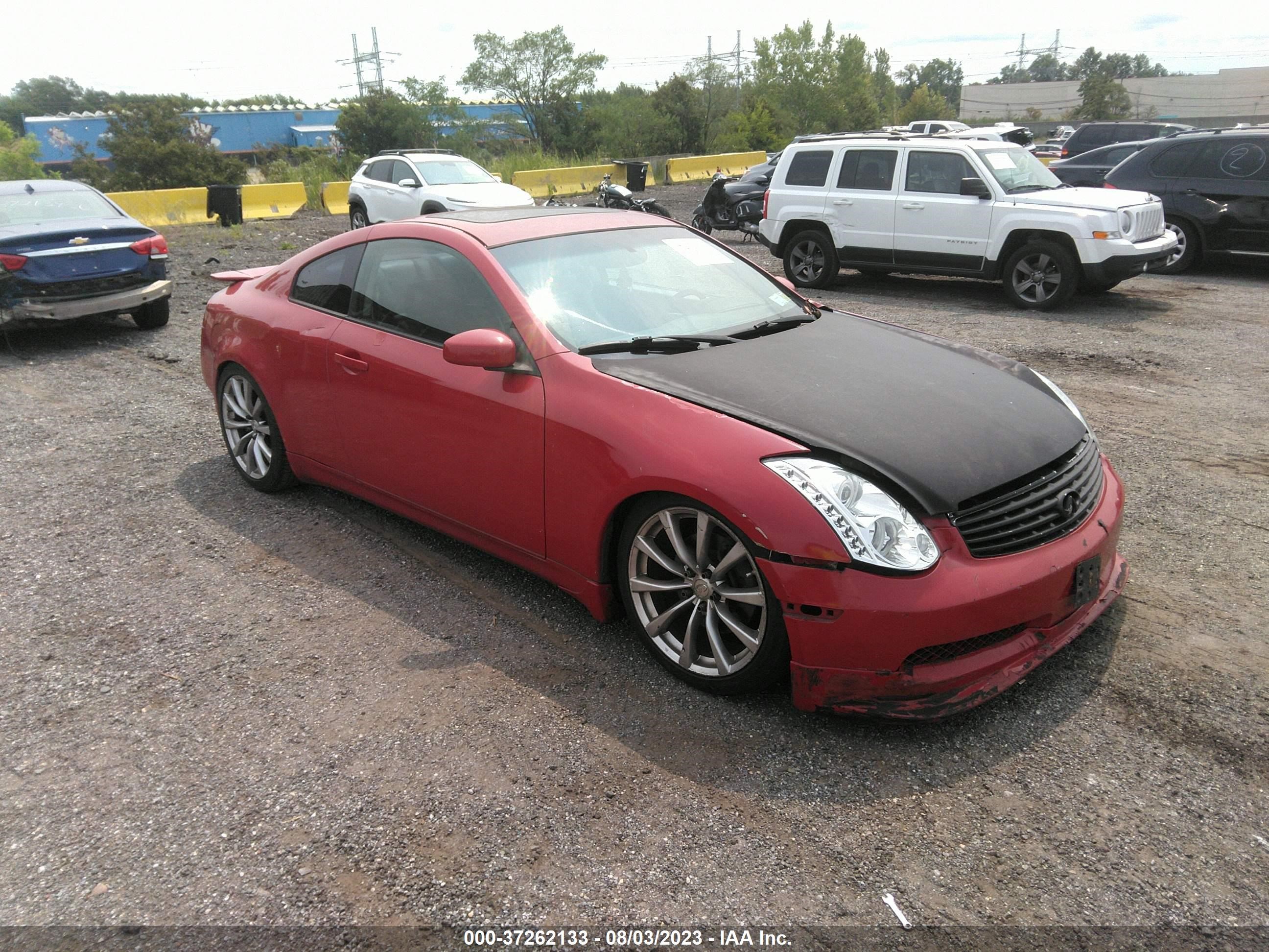 INFINITI G 2005 jnkcv54e75m417177