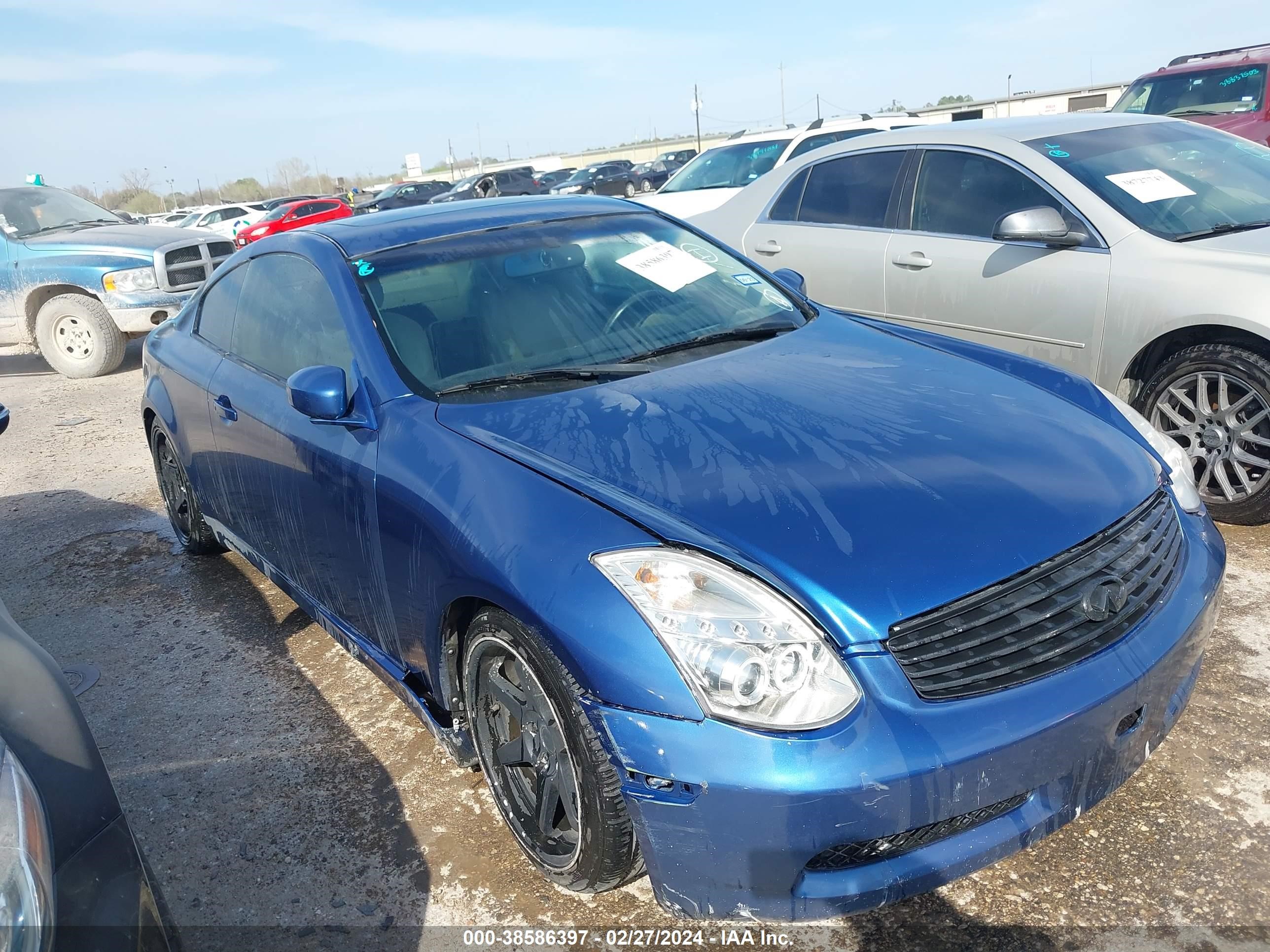 INFINITI G 2006 jnkcv54e76m717612