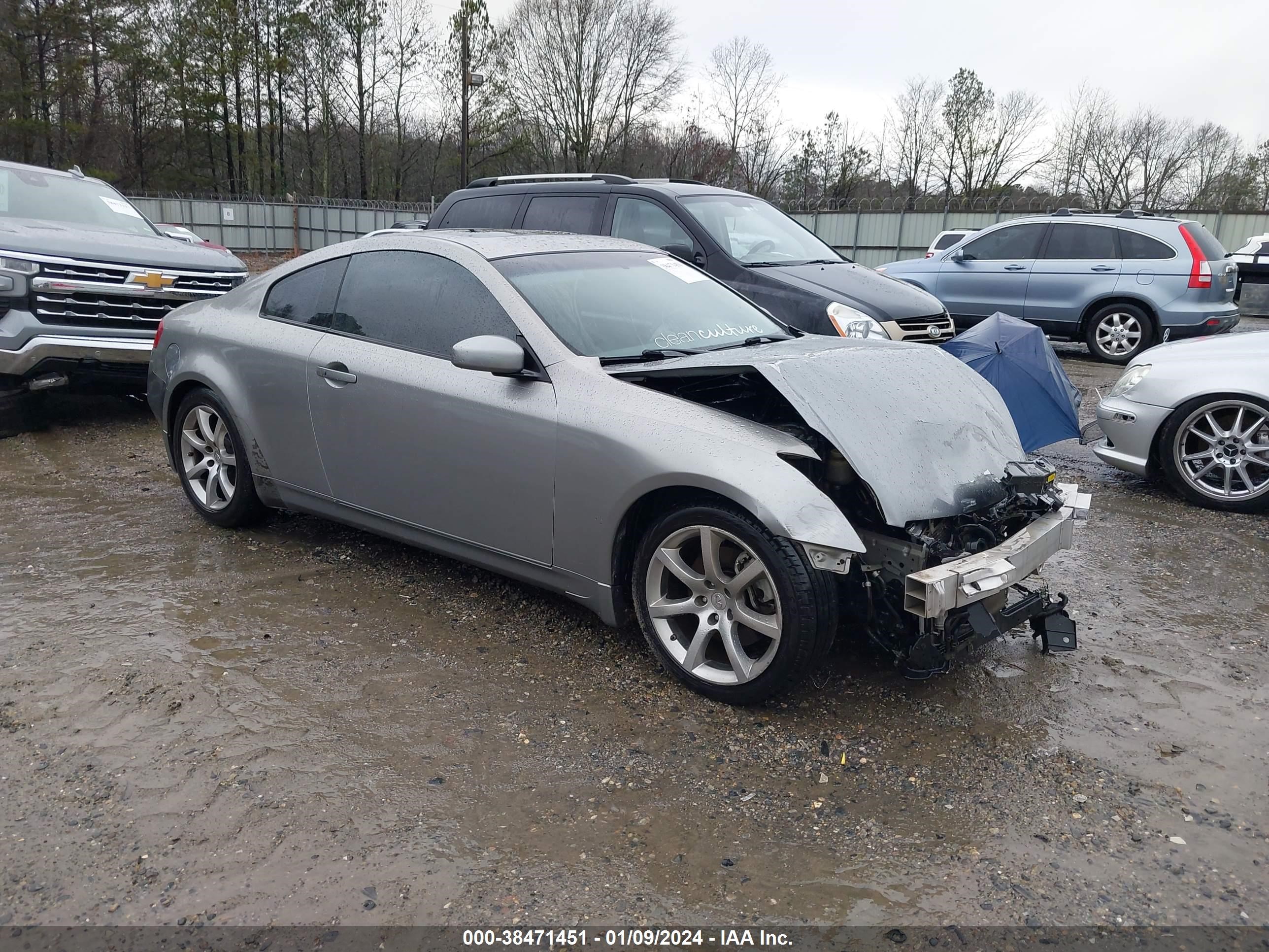 INFINITI G 2007 jnkcv54e77m900901