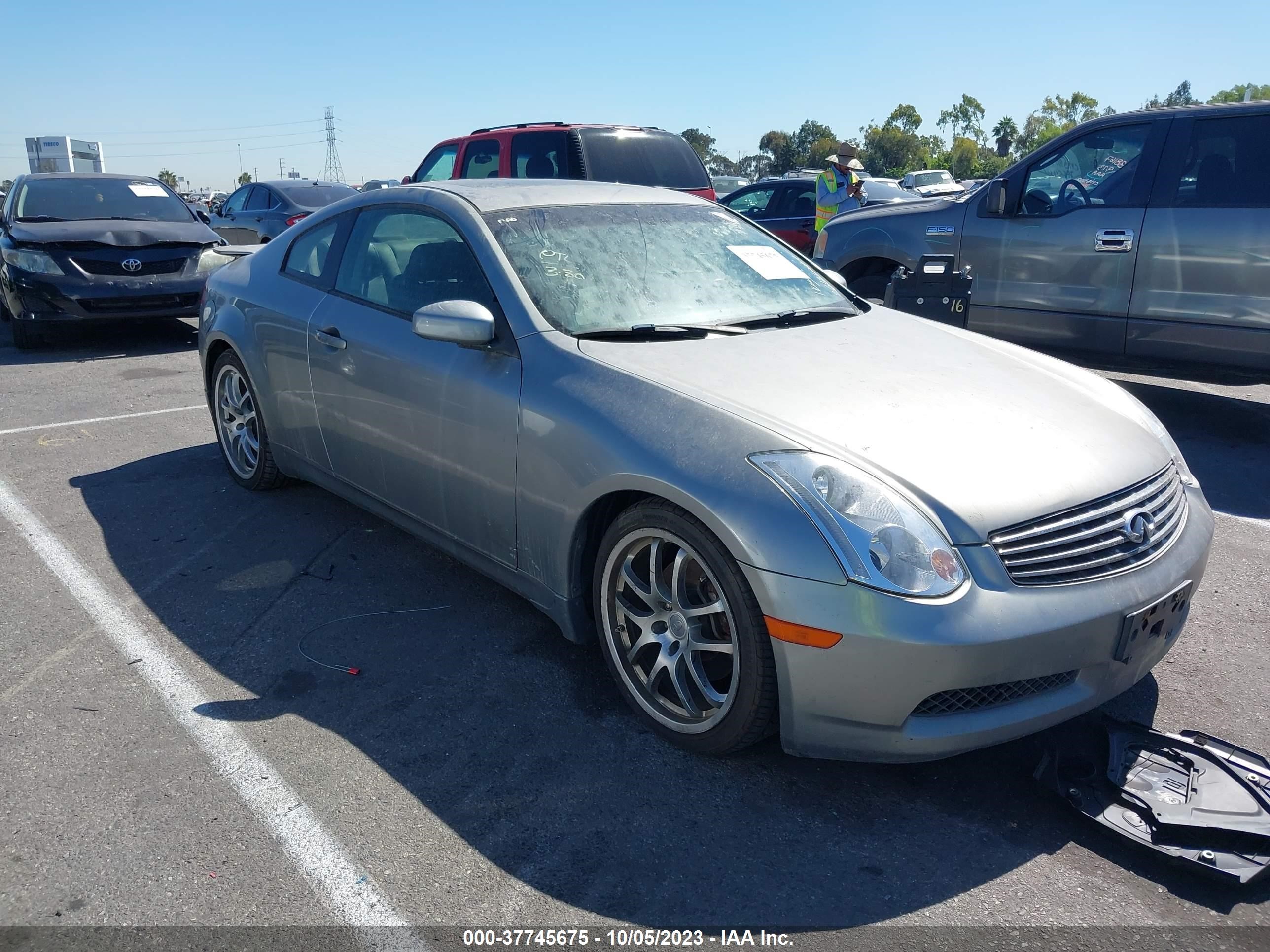 INFINITI G 2005 jnkcv54e85m409511