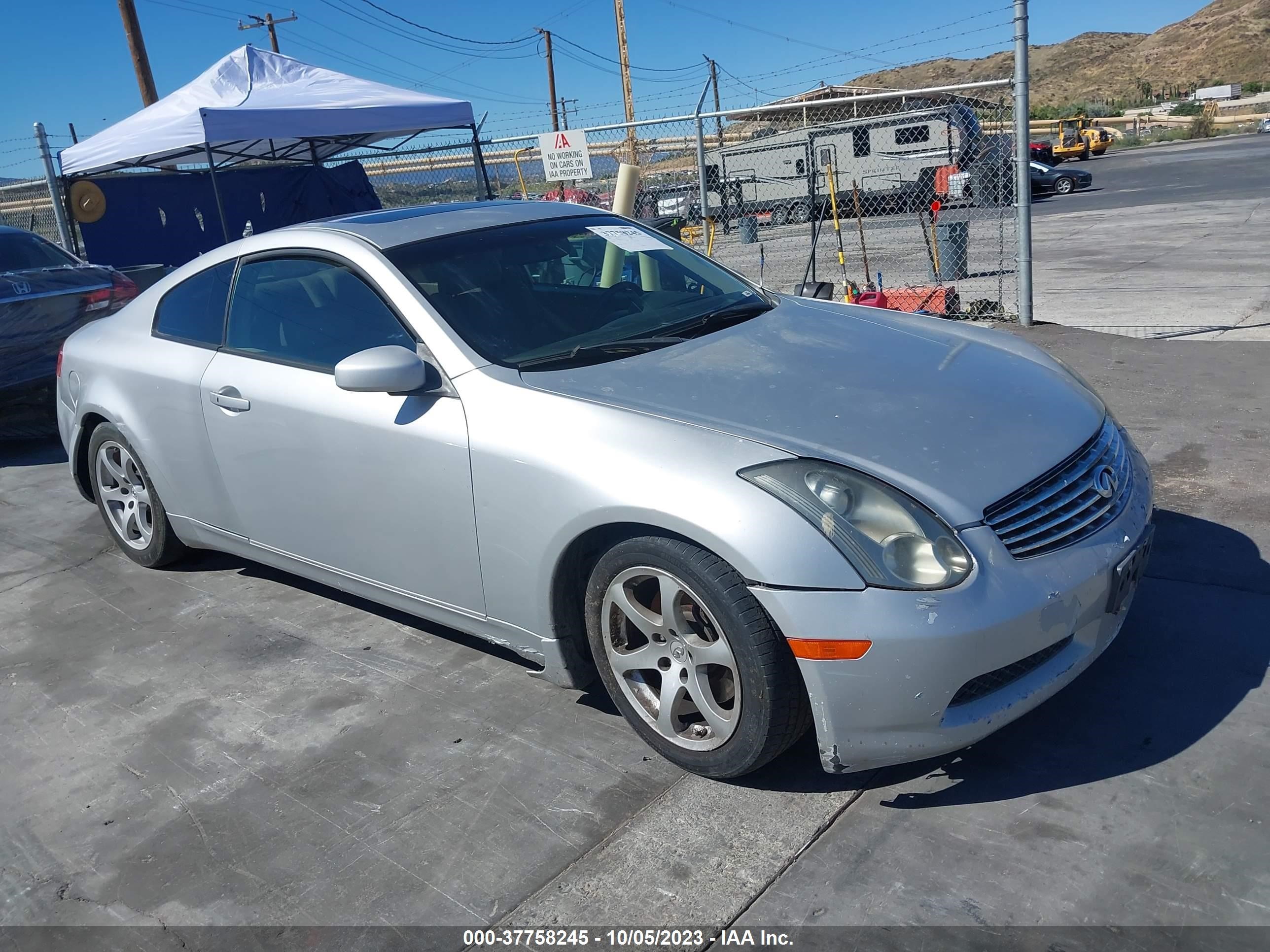 INFINITI G 2006 jnkcv54e86m704612