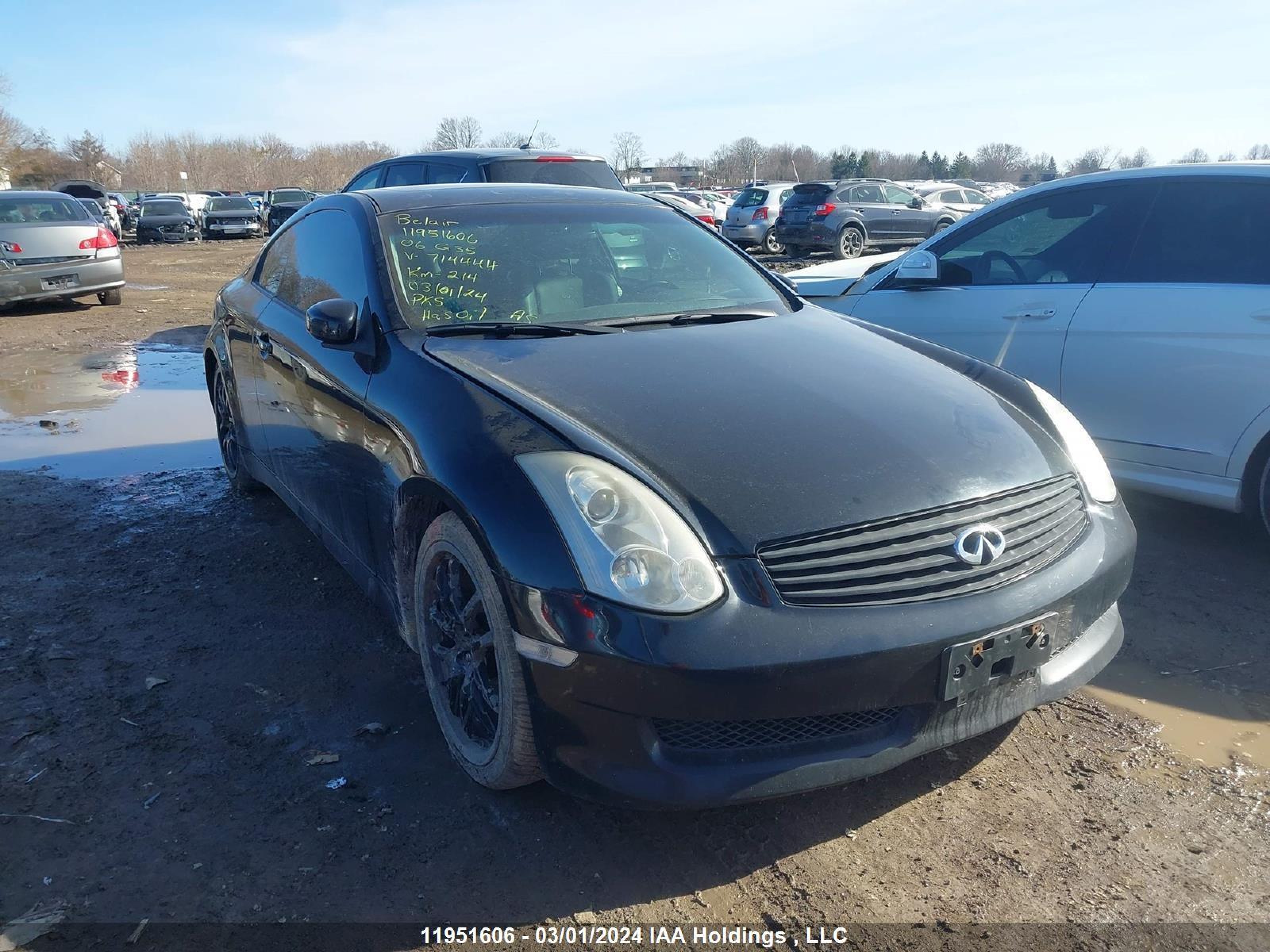 INFINITI G 2006 jnkcv54e86m714444