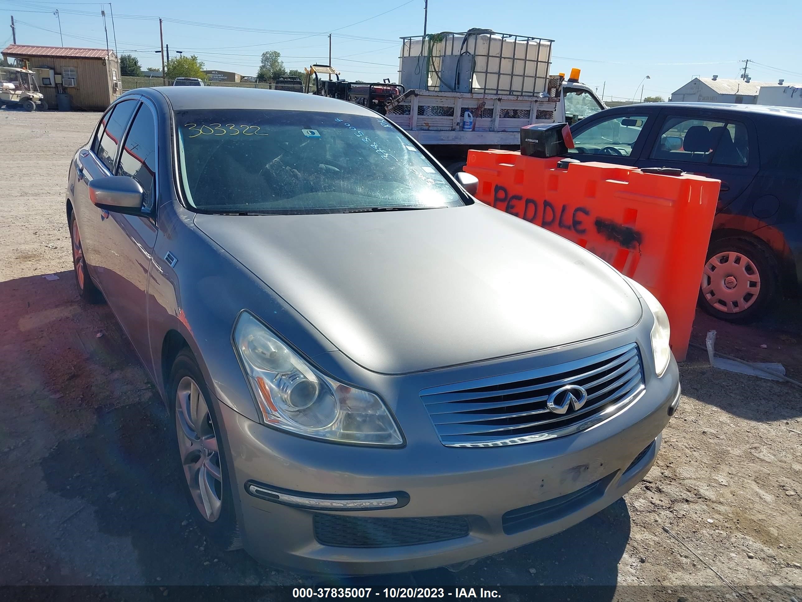 INFINITI G 2009 jnkcv61e19m303322