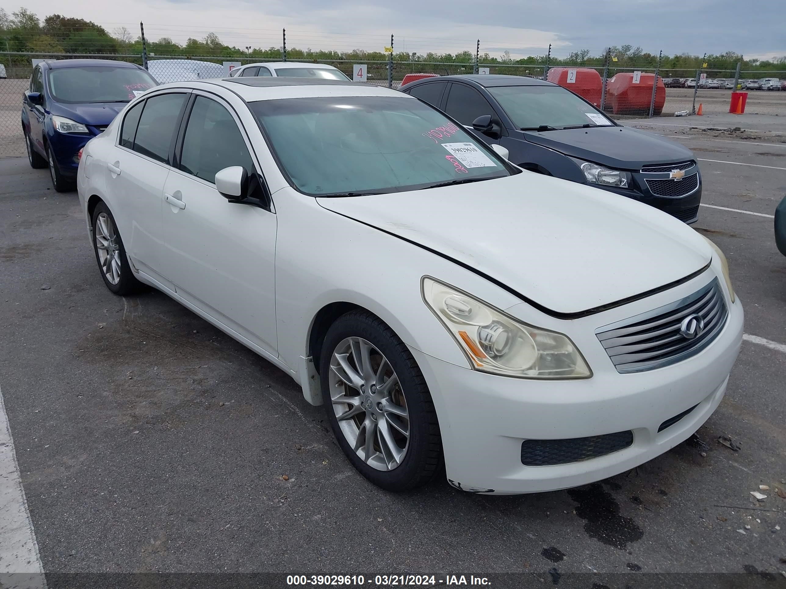 INFINITI G 2009 jnkcv61e29m306195