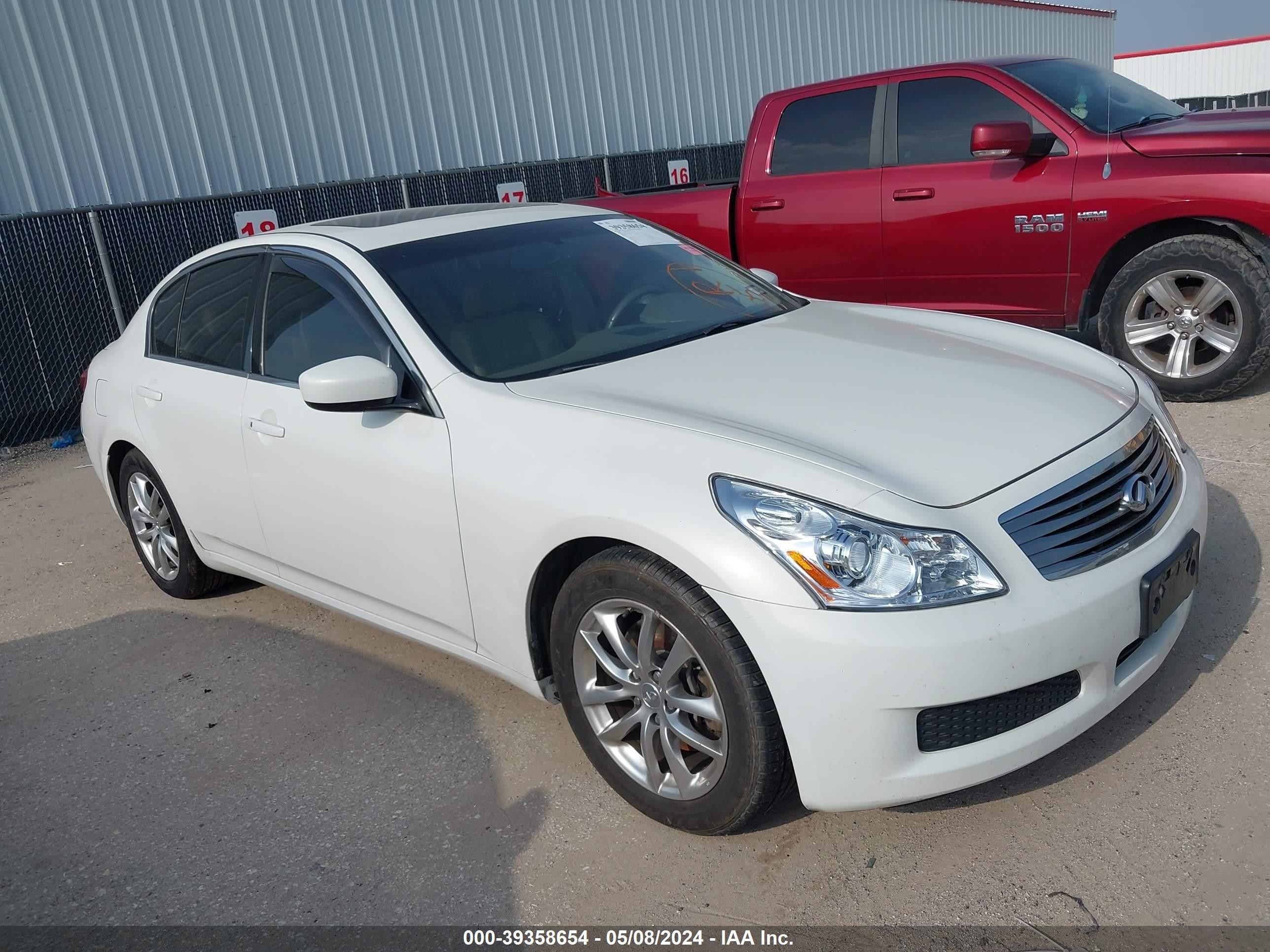 INFINITI G 2009 jnkcv61e49m012636