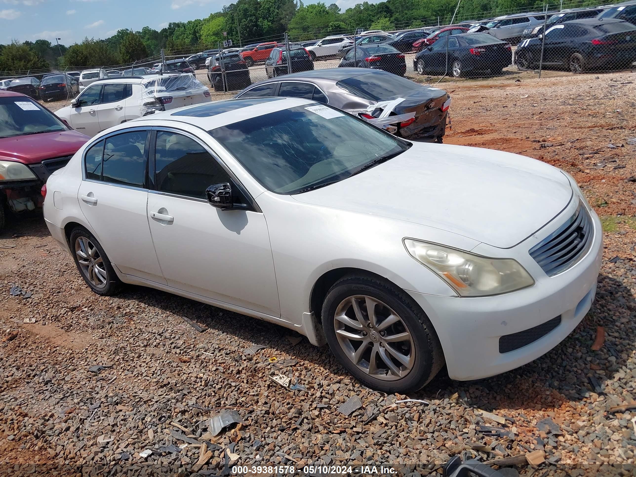 INFINITI G 2009 jnkcv61e59m306062