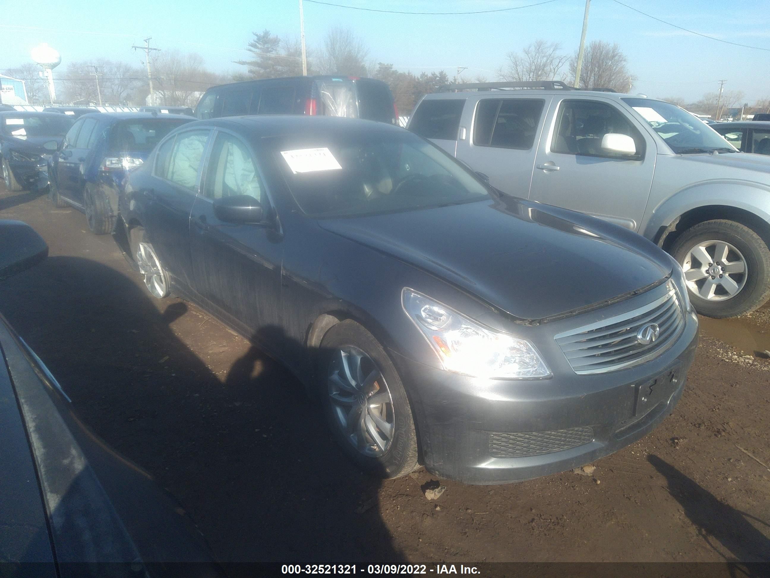 INFINITI G 2009 jnkcv61f09m356800