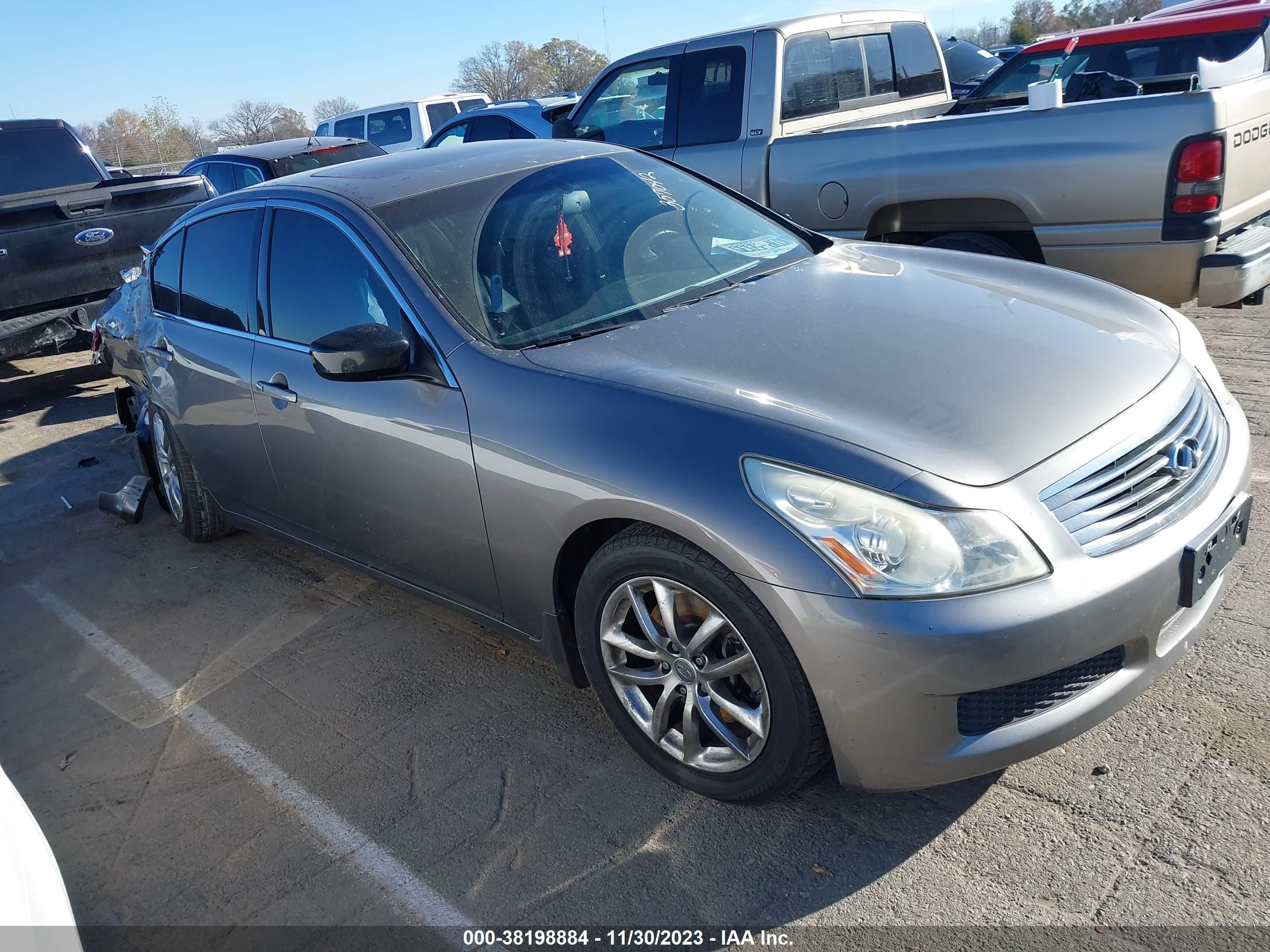 INFINITI G 2009 jnkcv61f09m357042