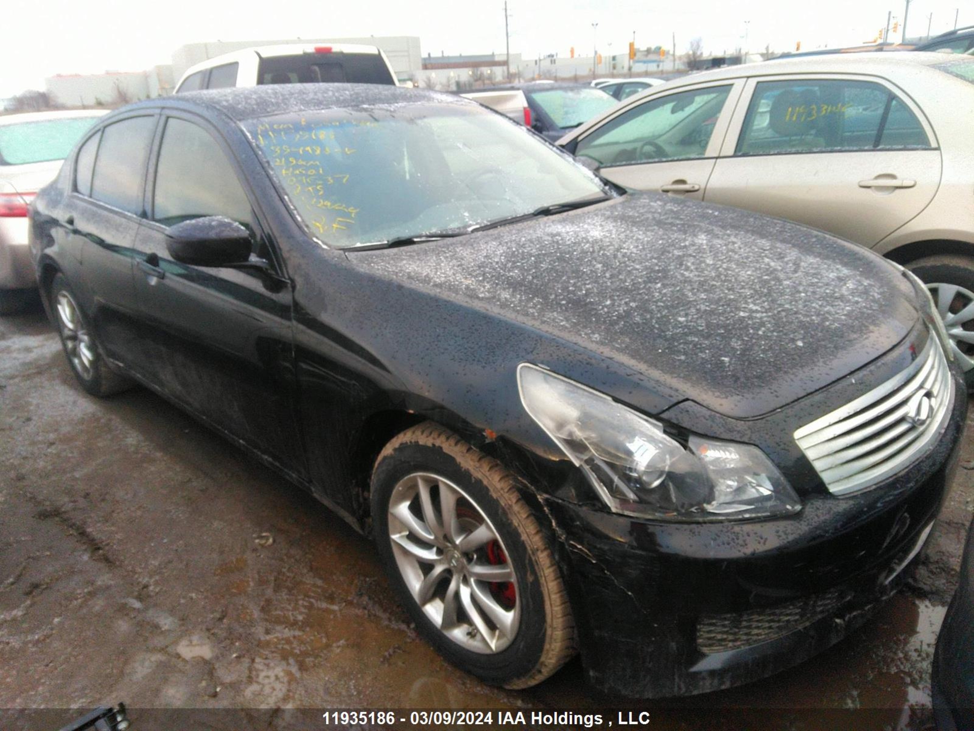 INFINITI G 2009 jnkcv61f19m354988