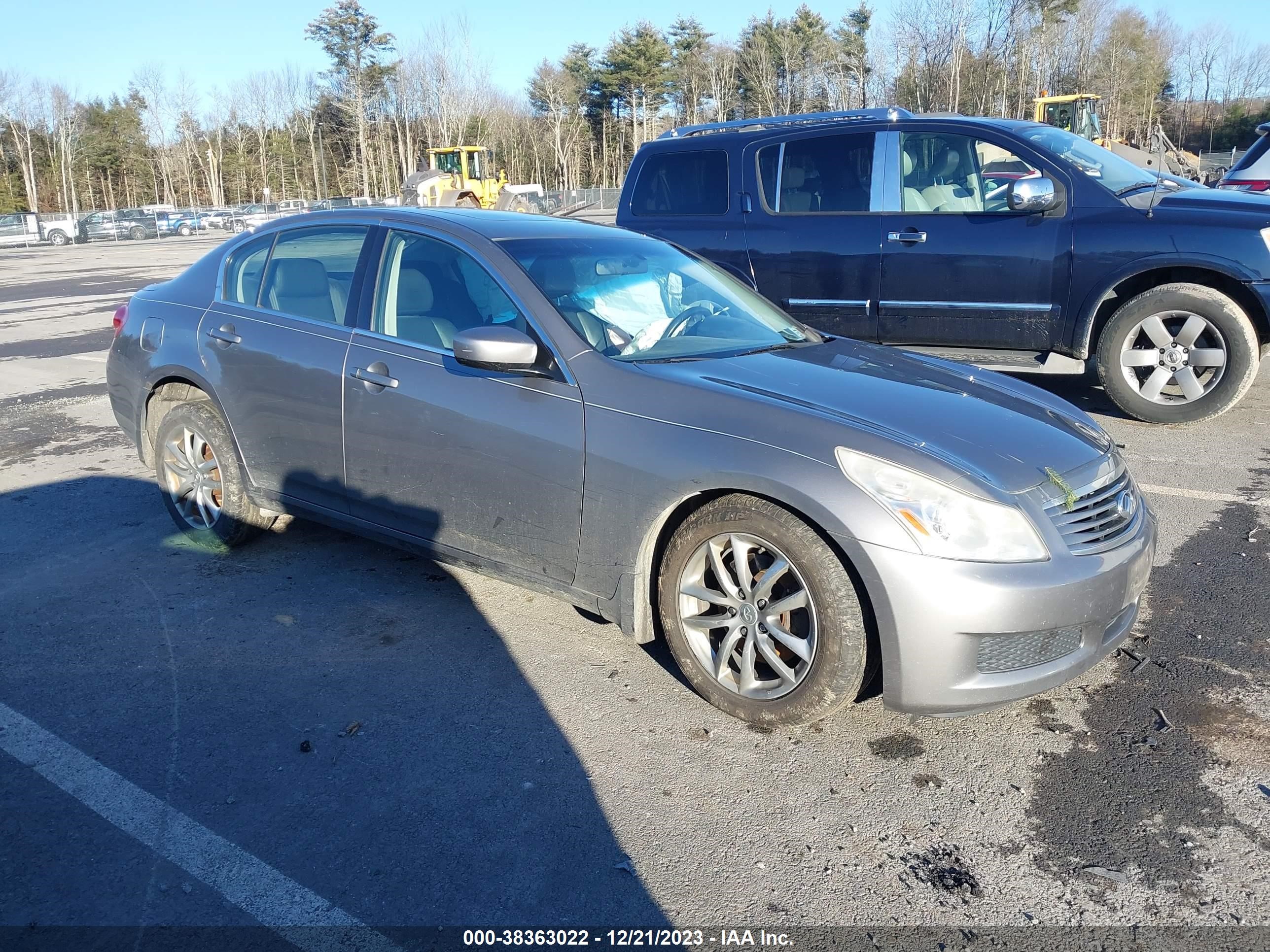 INFINITI G 2009 jnkcv61f29m350321