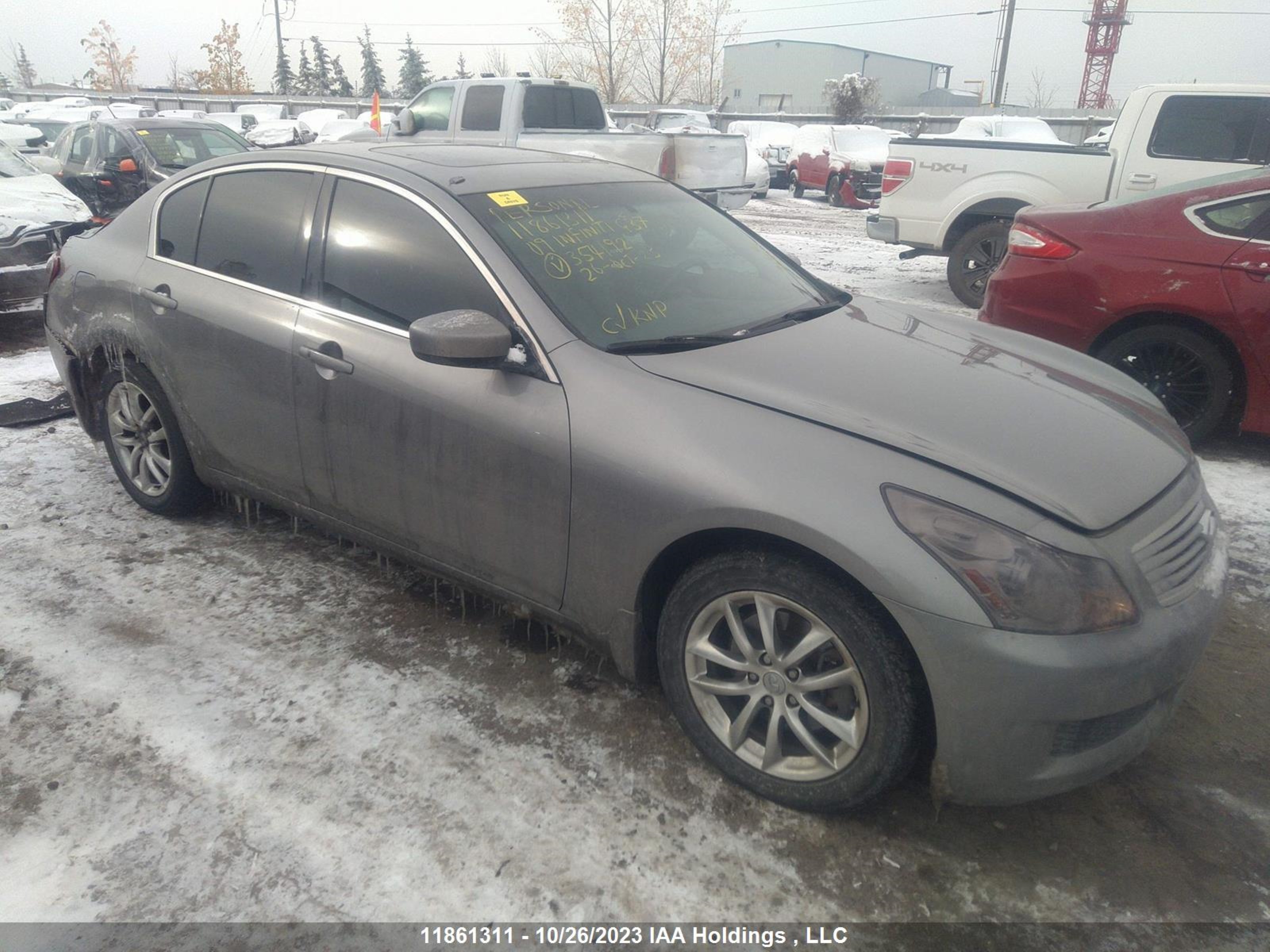 INFINITI G 2009 jnkcv61f49m354192