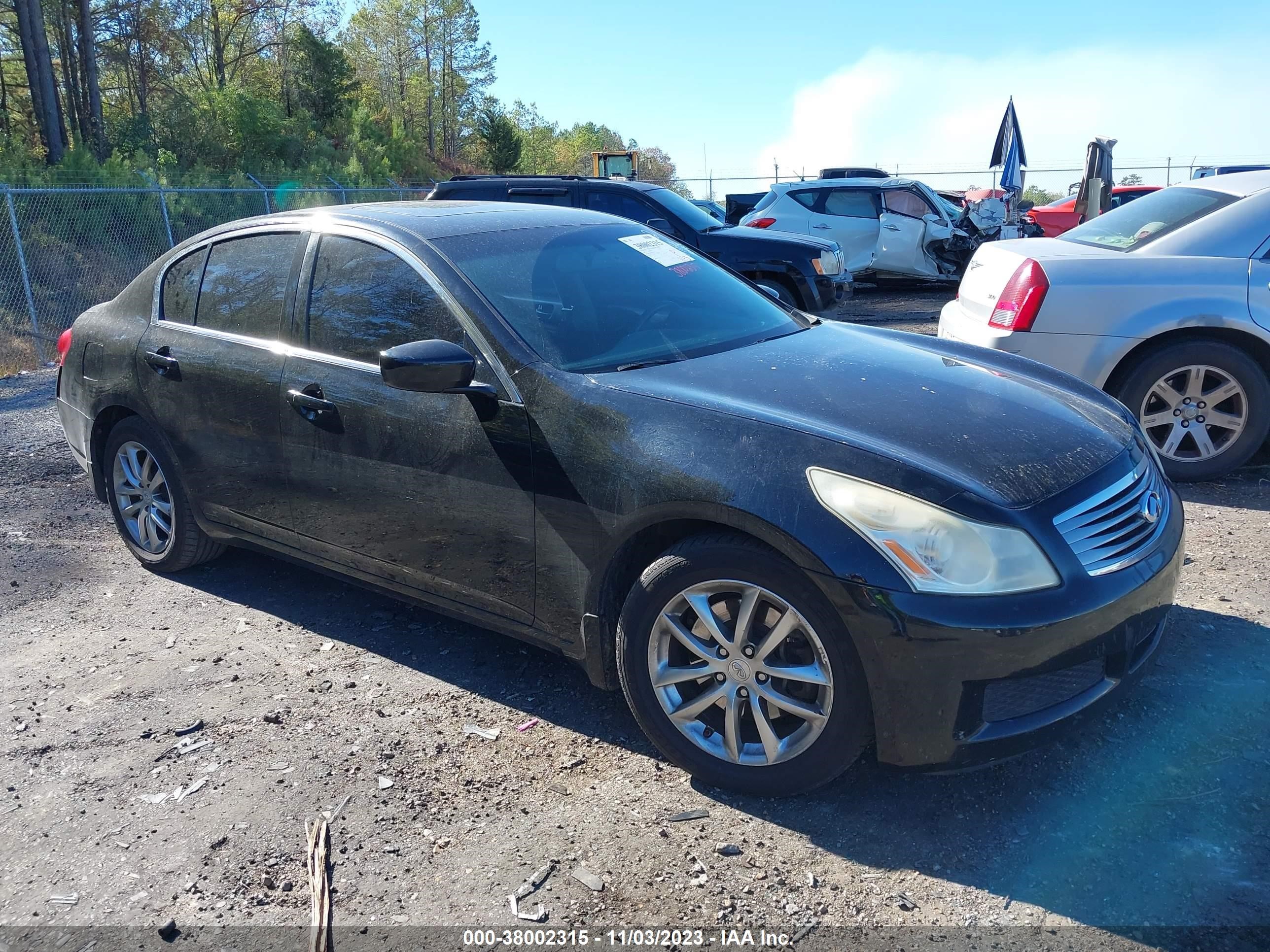 INFINITI G 2009 jnkcv61f79m354347