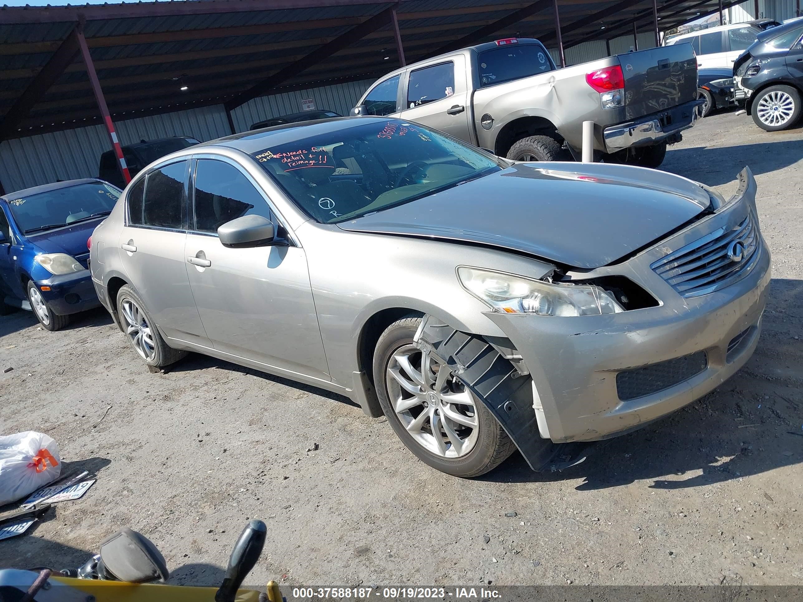 INFINITI G 2009 jnkcv61f89m360450