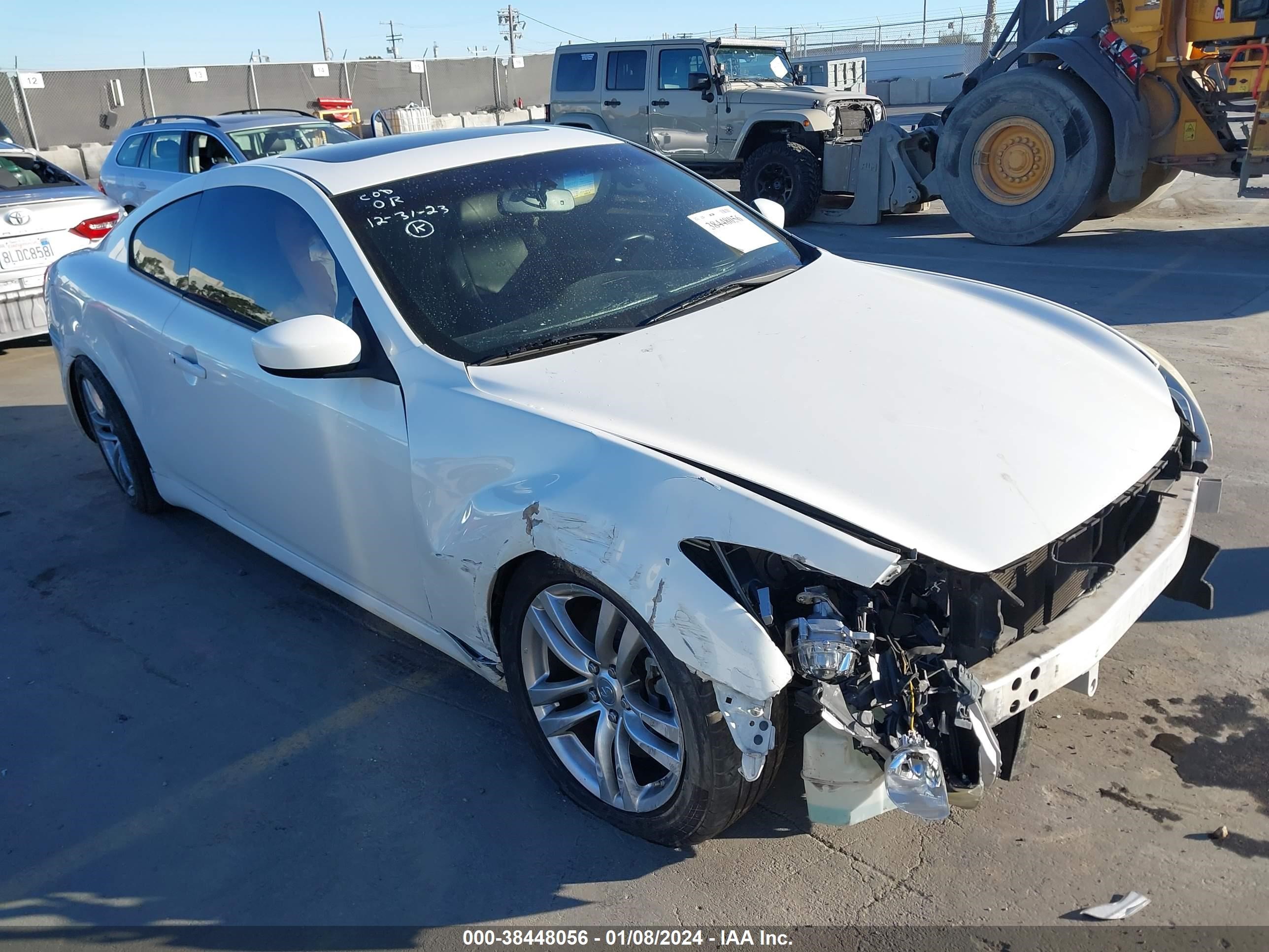 INFINITI G 2009 jnkcv64e29m606847